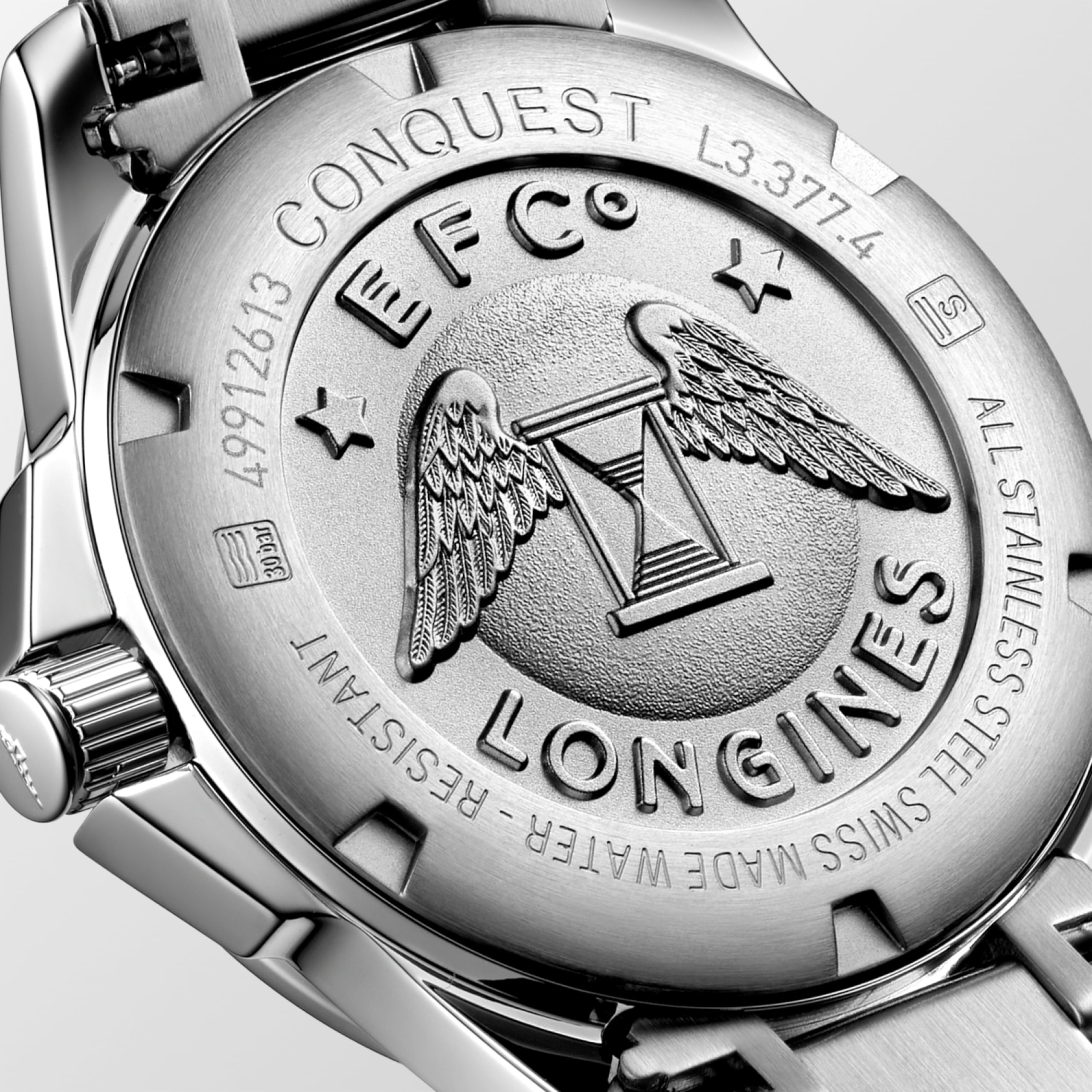 Longines CONQUEST quartz stainless steel Watch - L3.377.4.76.6