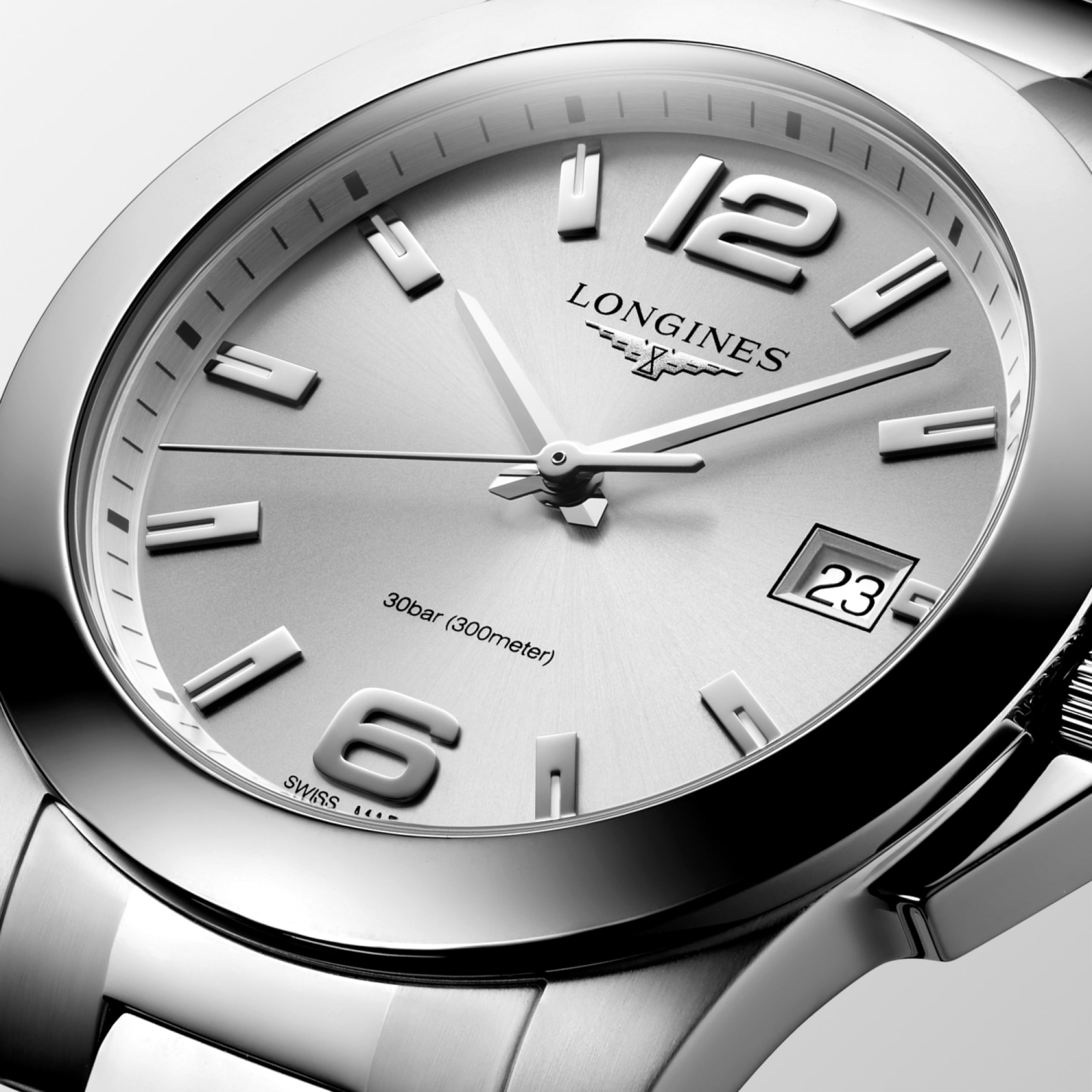 Longines CONQUEST quartz stainless steel Watch - L3.377.4.76.6