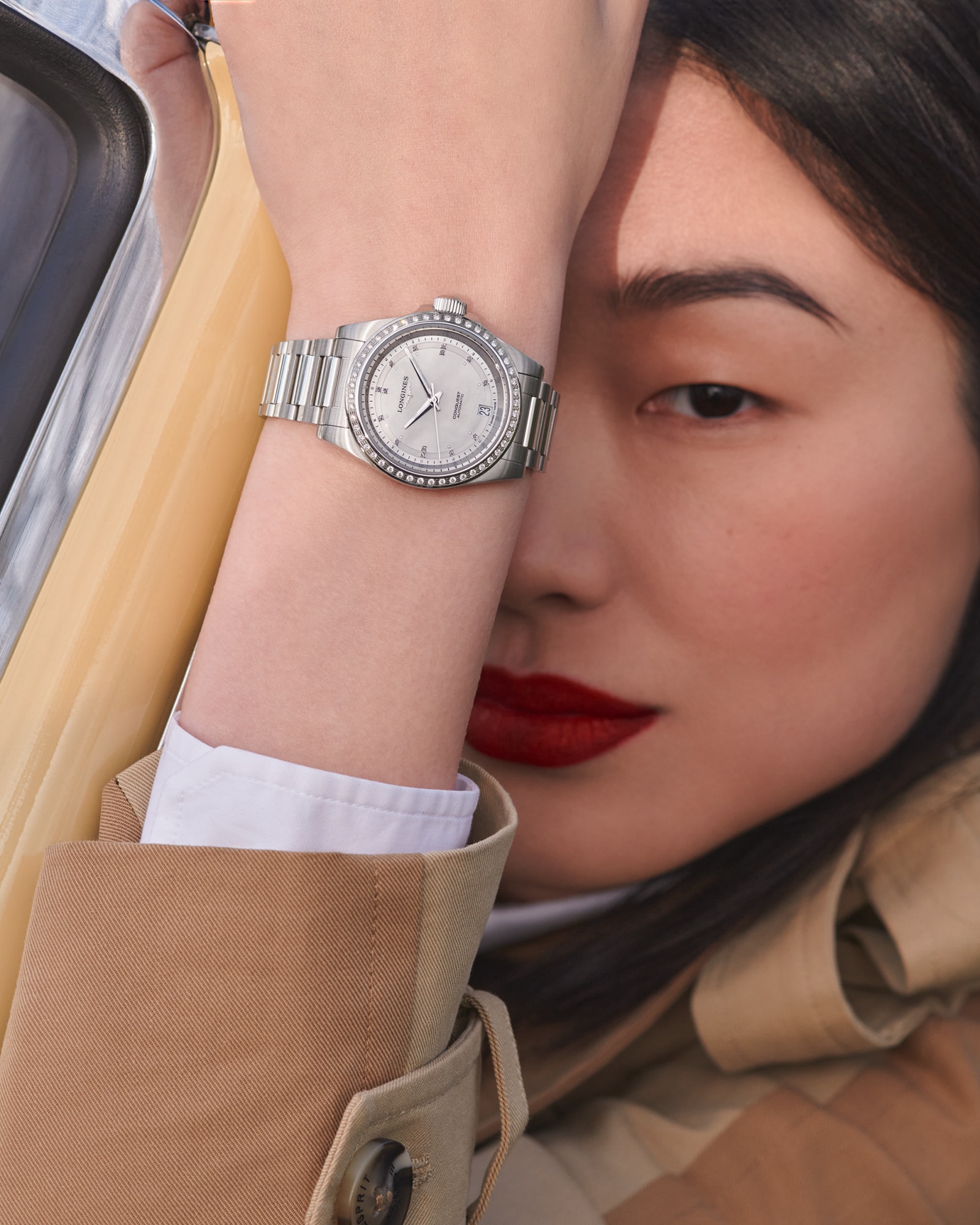 CONQUEST | Ø 34.00 mm, White Mother-of-pearl | L3.430.0.87.6