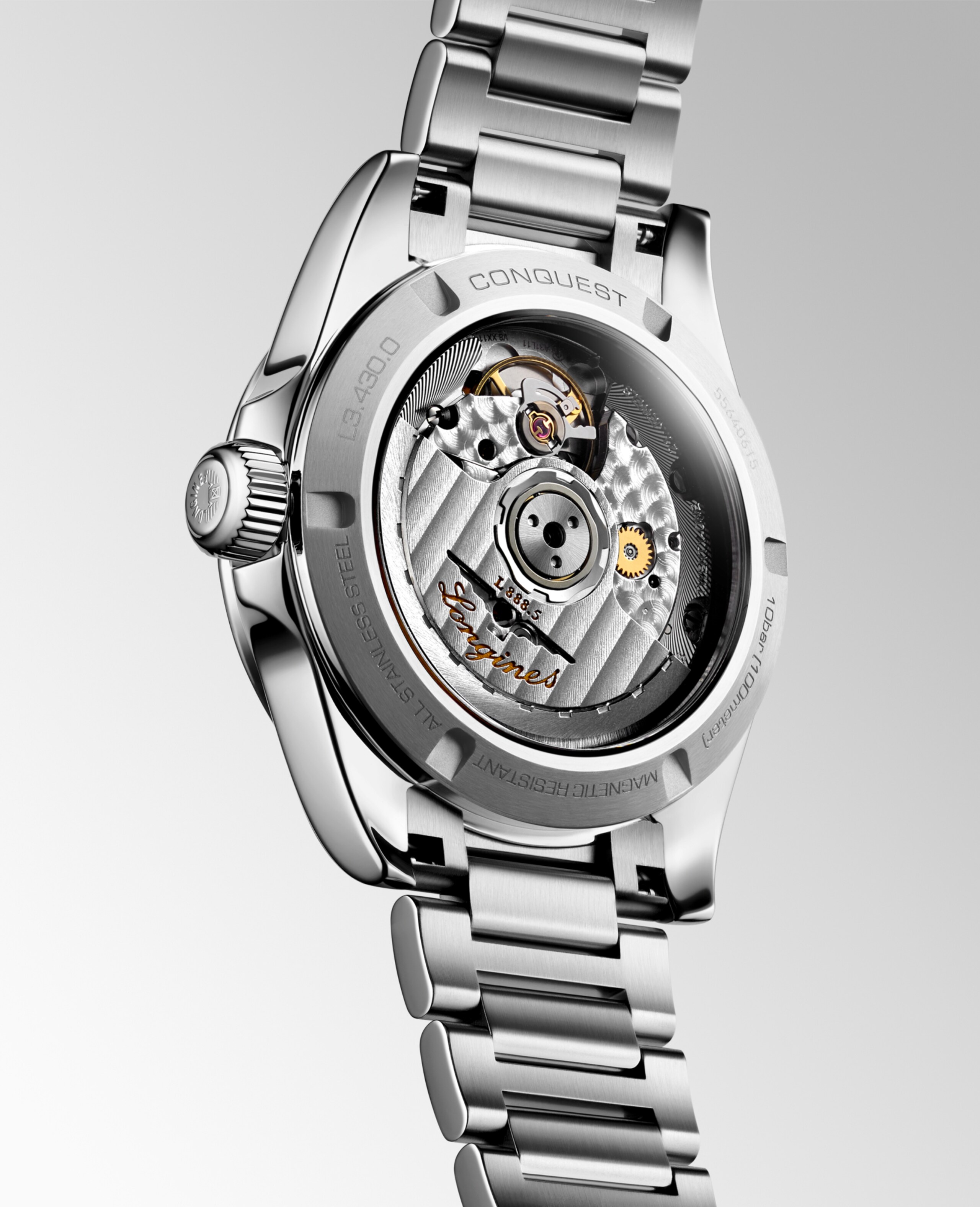 Longines CONQUEST automatic stainless steel Watch - L3.430.0.87.6