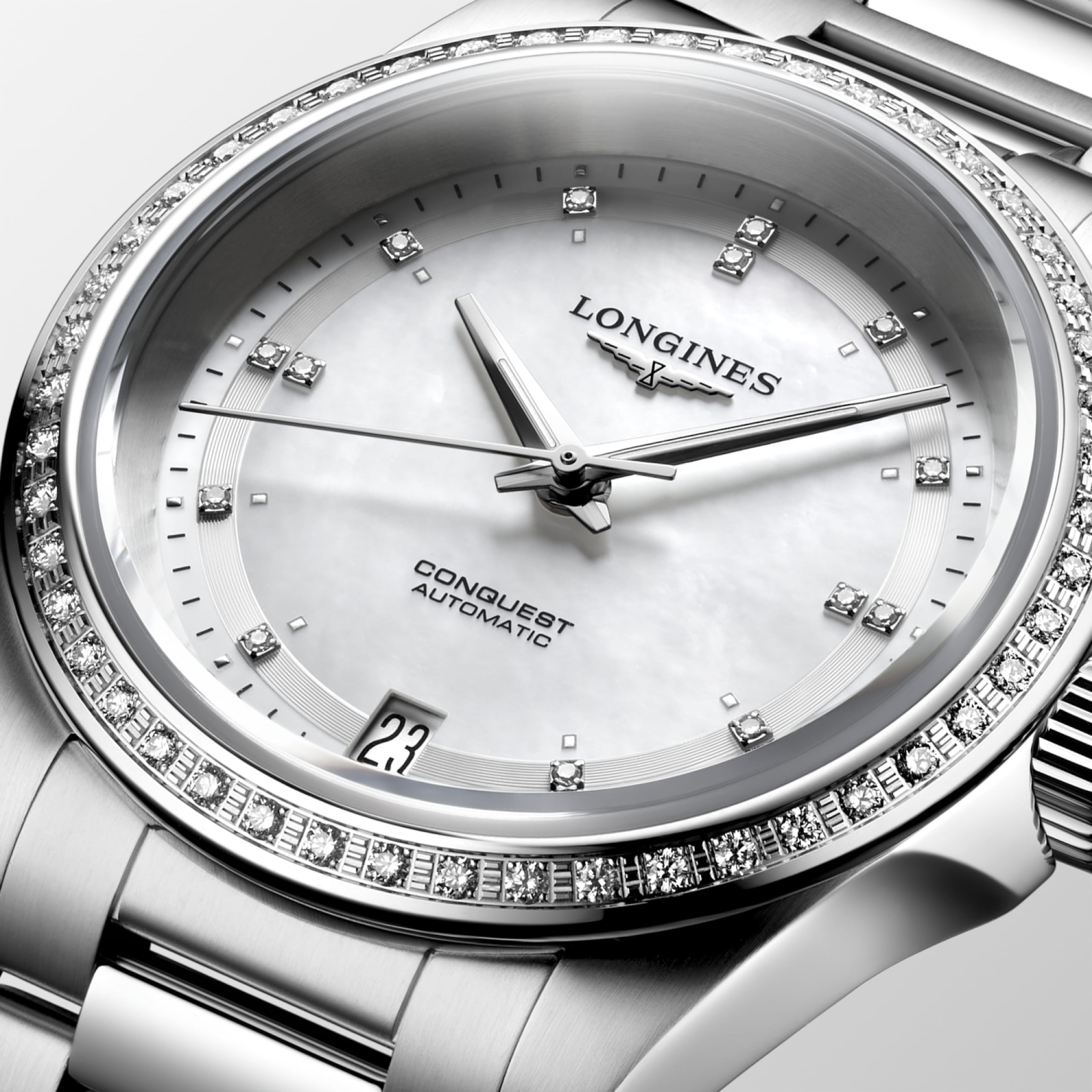Longines CONQUEST automatic stainless steel Watch - L3.430.0.87.6