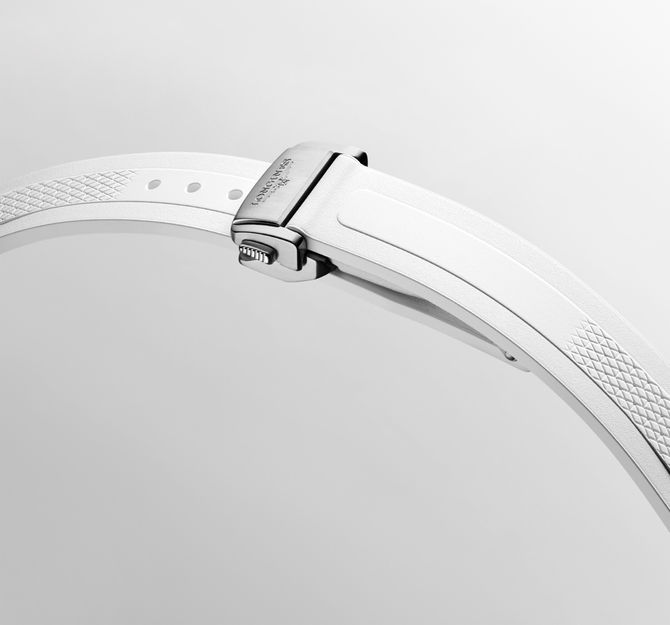 LONGINES CONQUEST シルバー/ホワイト。訳あり激安。 Longines Conquest Chronograph Watch, 42mm White Dial, L3