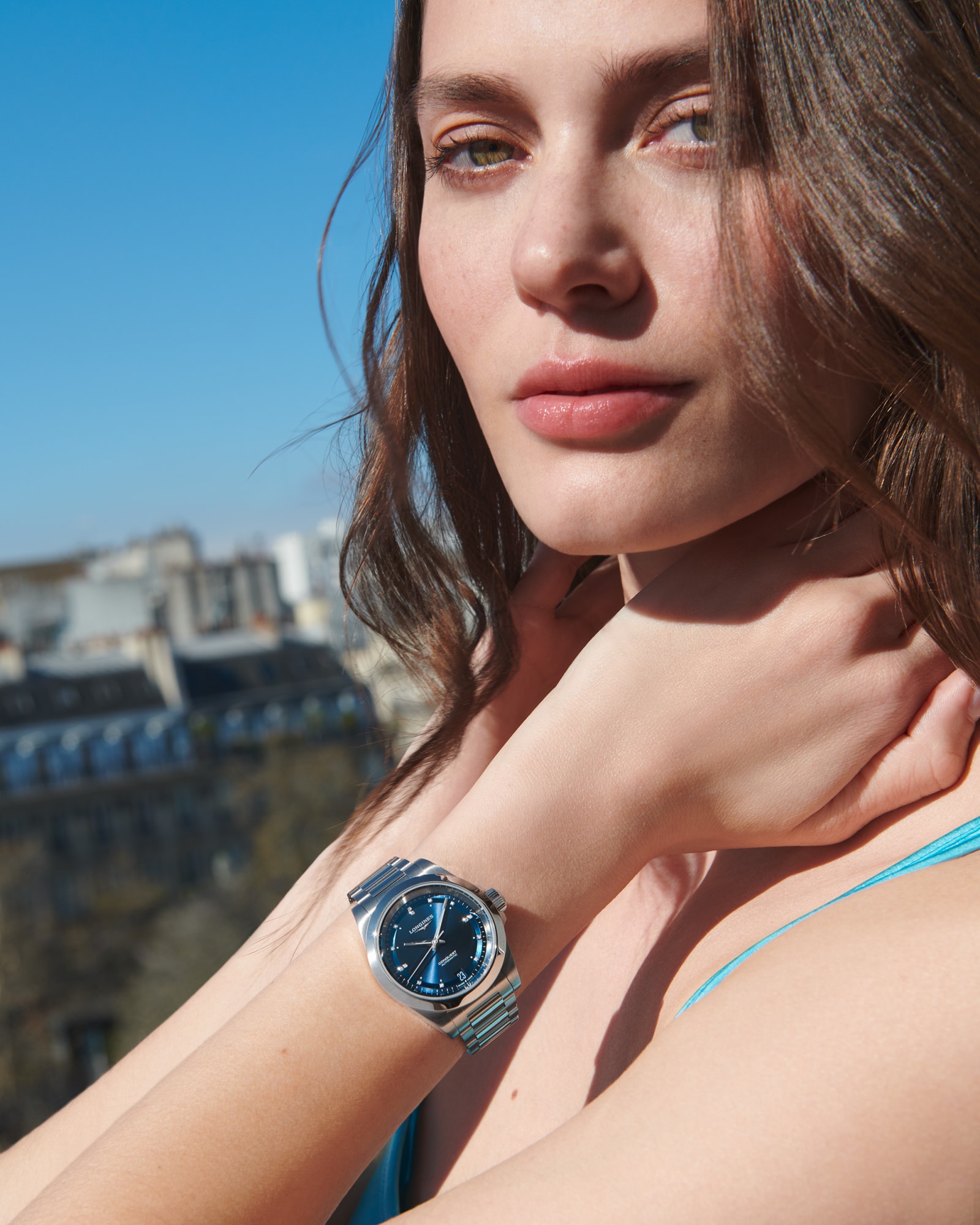 CONQUEST | Ø 34.00 mm, Sunray Blue | L3.430.4.97.6 | LONGINES SG