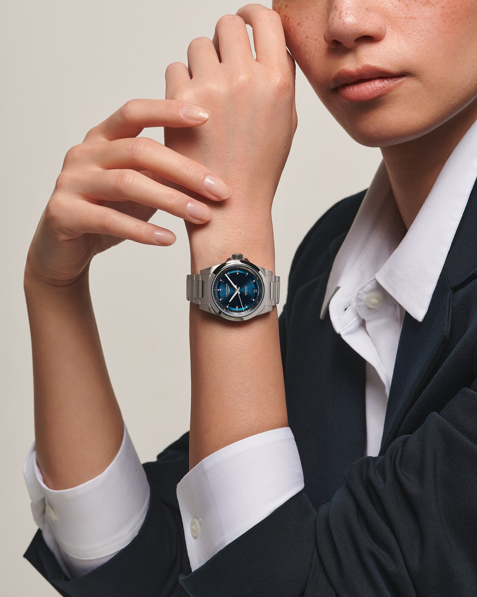 CONQUEST | Ø 34.00 mm, Sunray Blue | L3.430.4.97.6 | LONGINES US