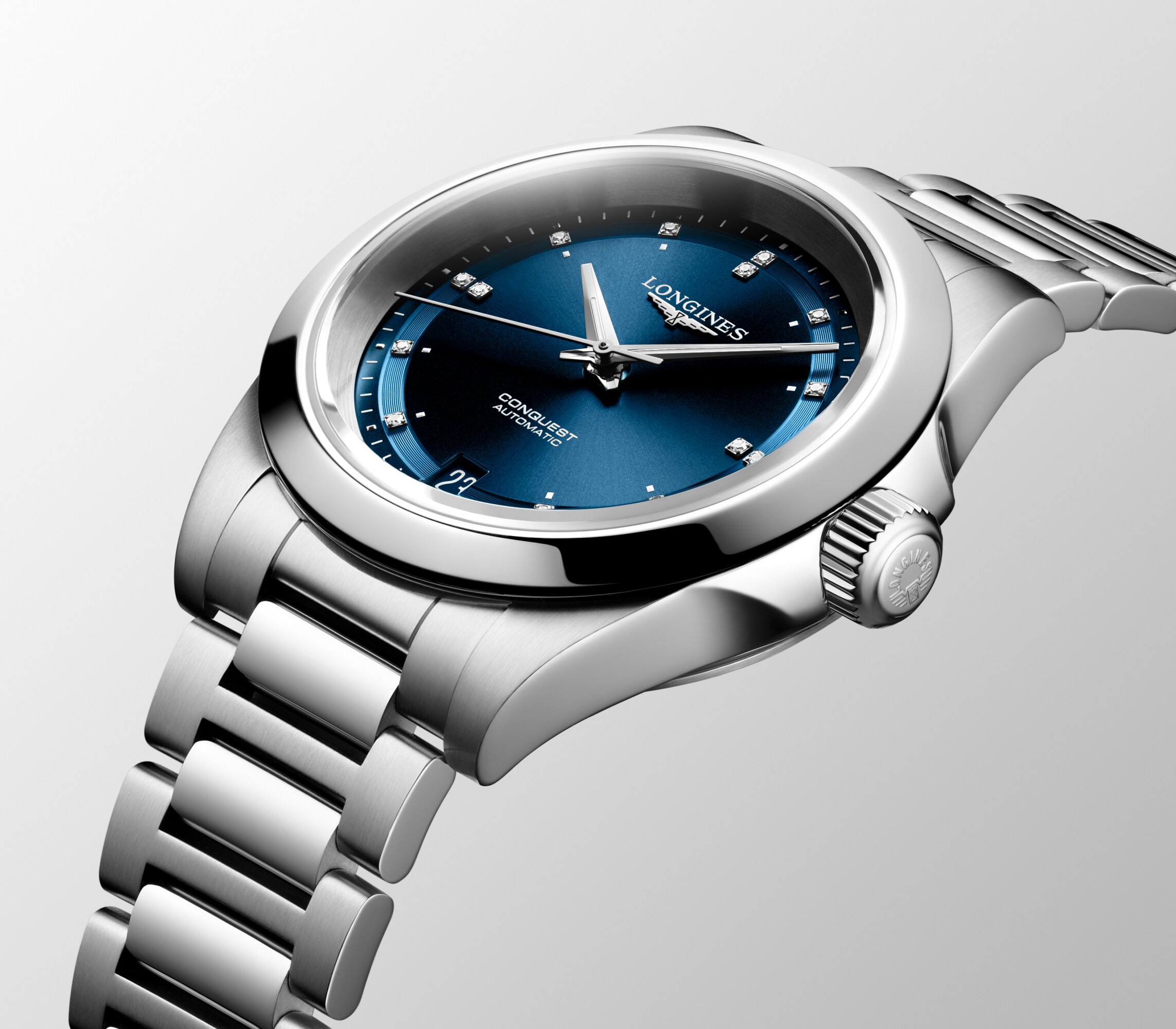 CONQUEST | Ø 34.00 mm, Sunray Blue | L3.430.4.97.6 | LONGINES NL