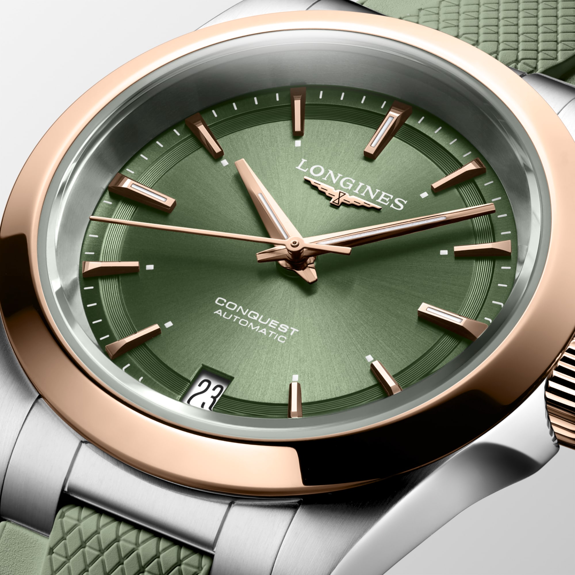 コンクエスト | Ø 34.00 mm, サンレイグリーン | L3.430.5.02.9