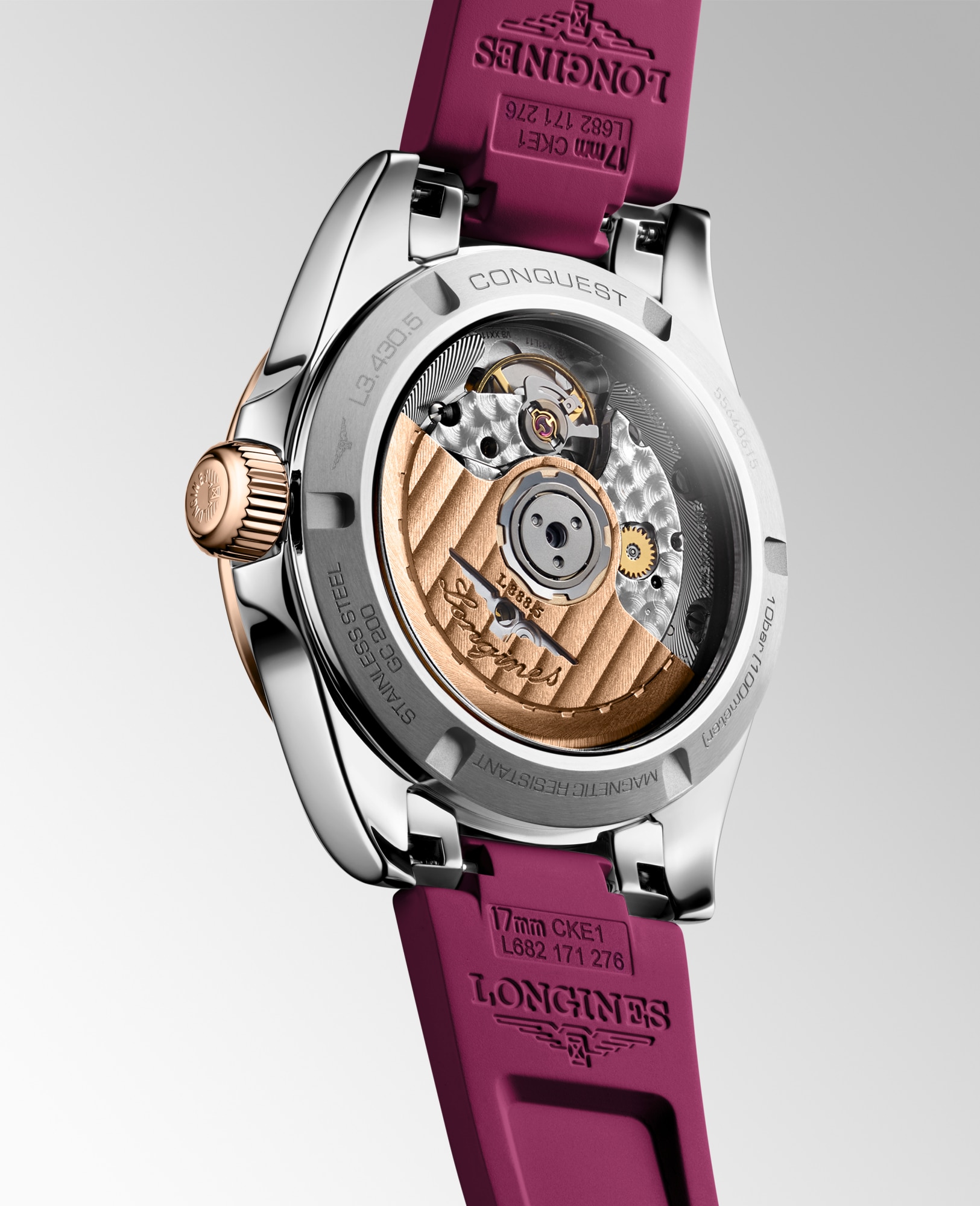 コンクエスト | Ø 34.00 mm, Sunray Purple | L3.430.5.98.9 | LONGINES JP