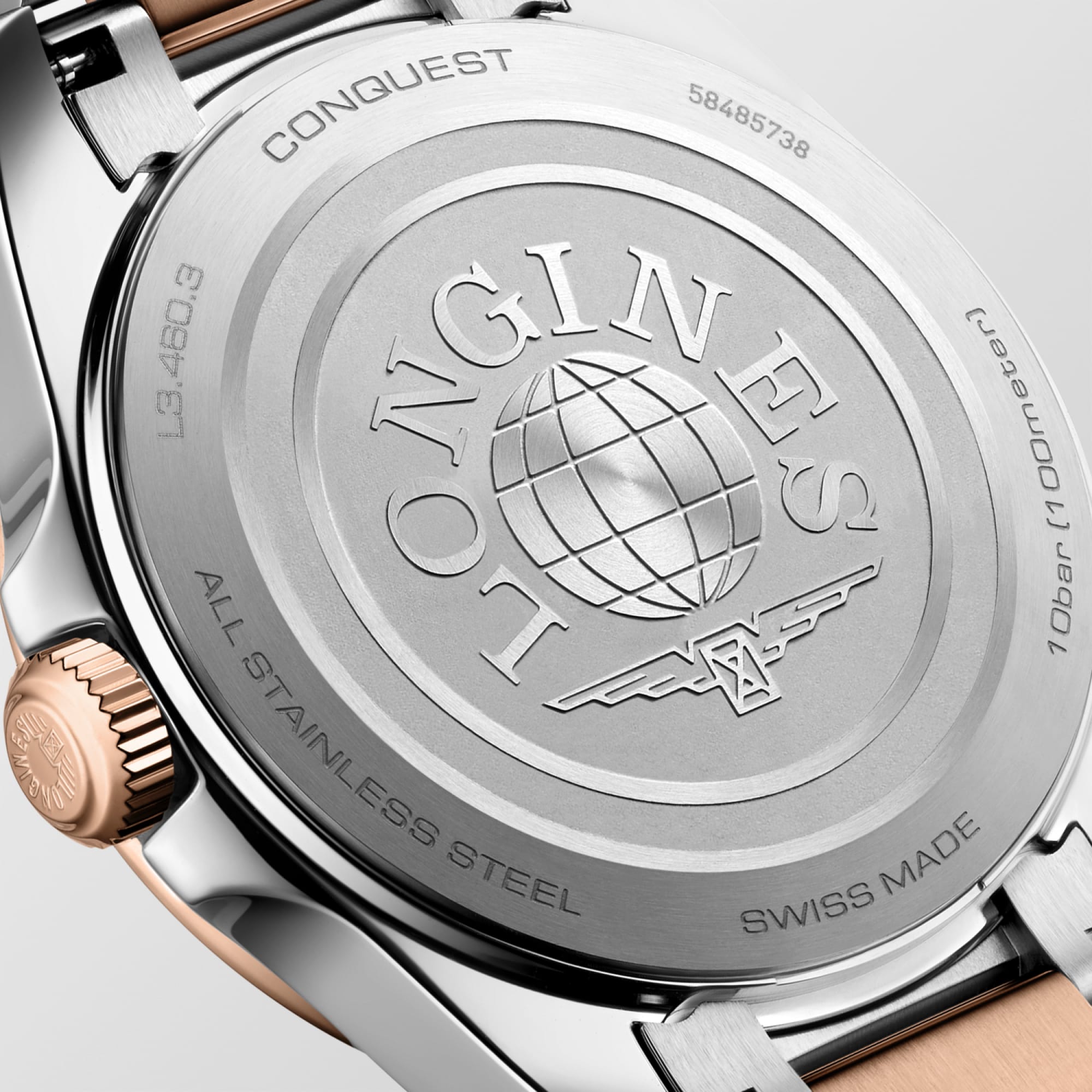 CONQUEST | Ø 34.00 mm, White Sandblasted | L3.460.3.18.7 | LONGINES US