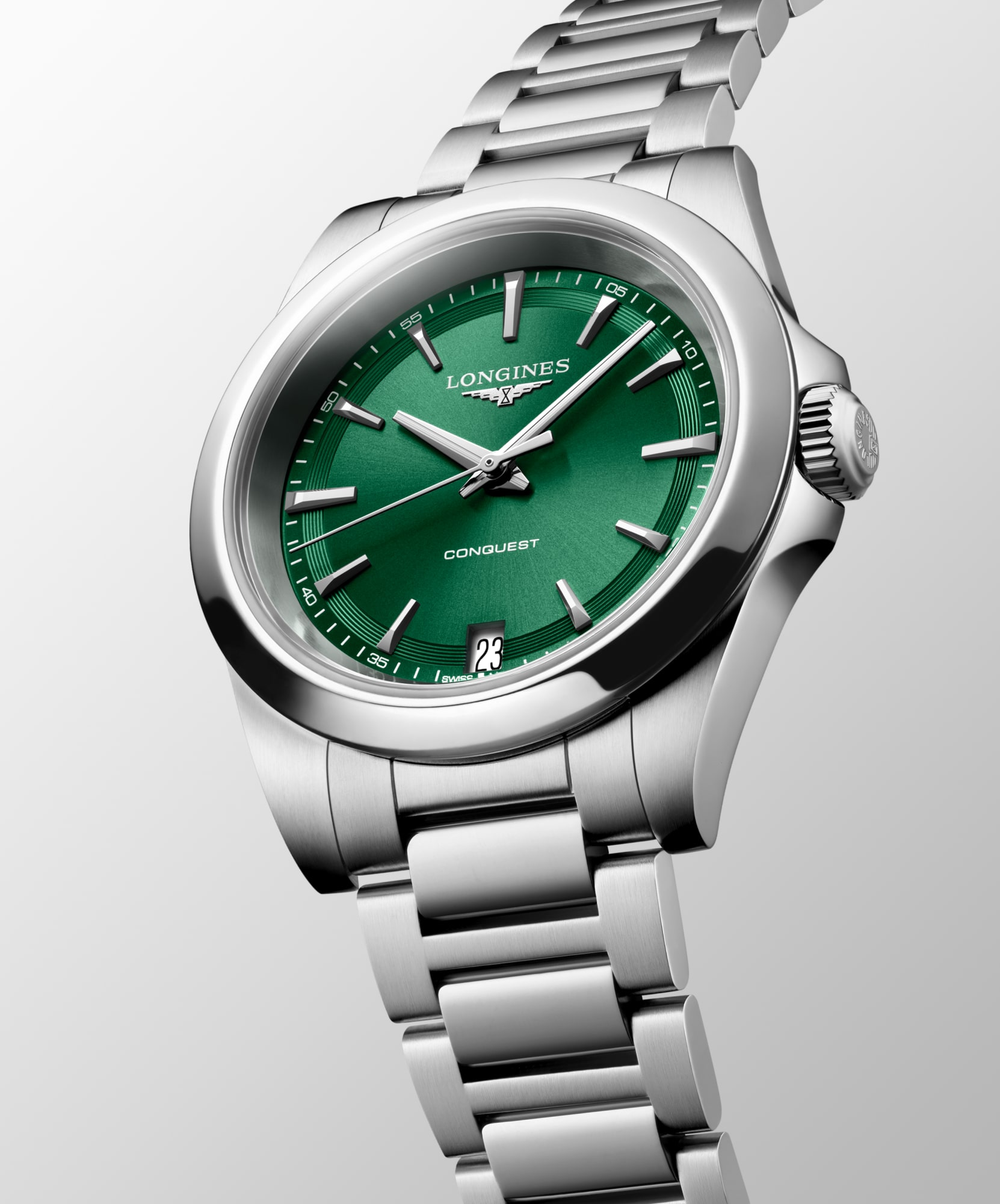 コンクエスト | Ø 34.00 mm, サンレイグリーン | L3.460.4.09.6