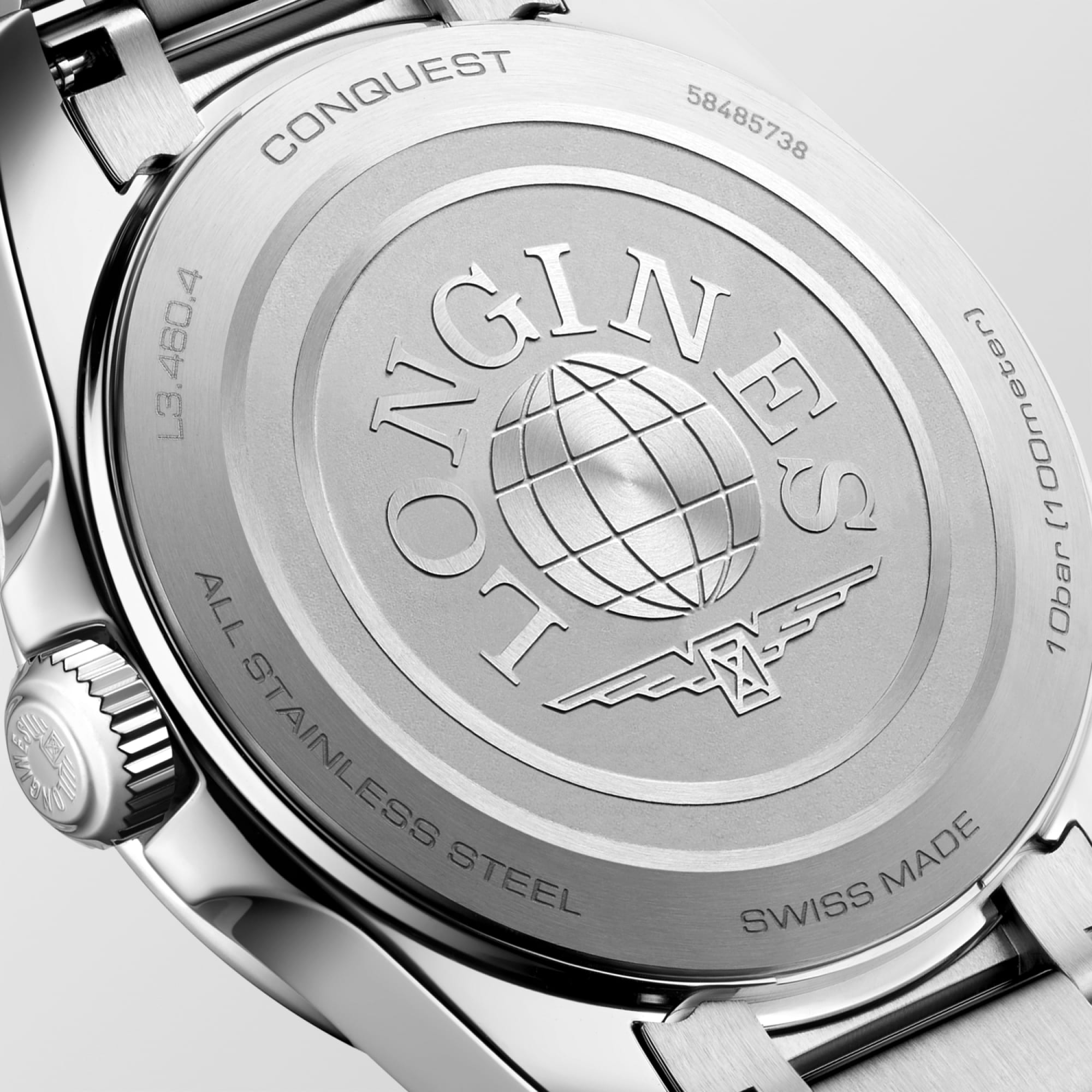 CONQUEST | Ø 34.00 mm, White Mother-of-pearl | L3.460.4.87.6