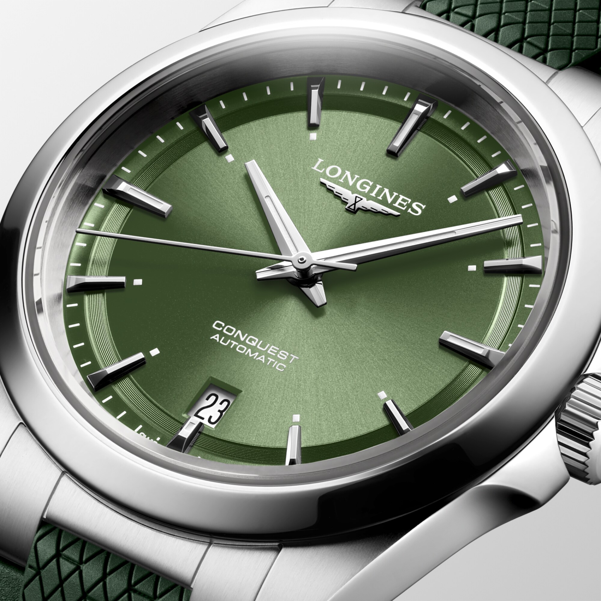 コンクエスト | Ø 38.00 mm, サンレイグリーン | L3.720.4.02.9