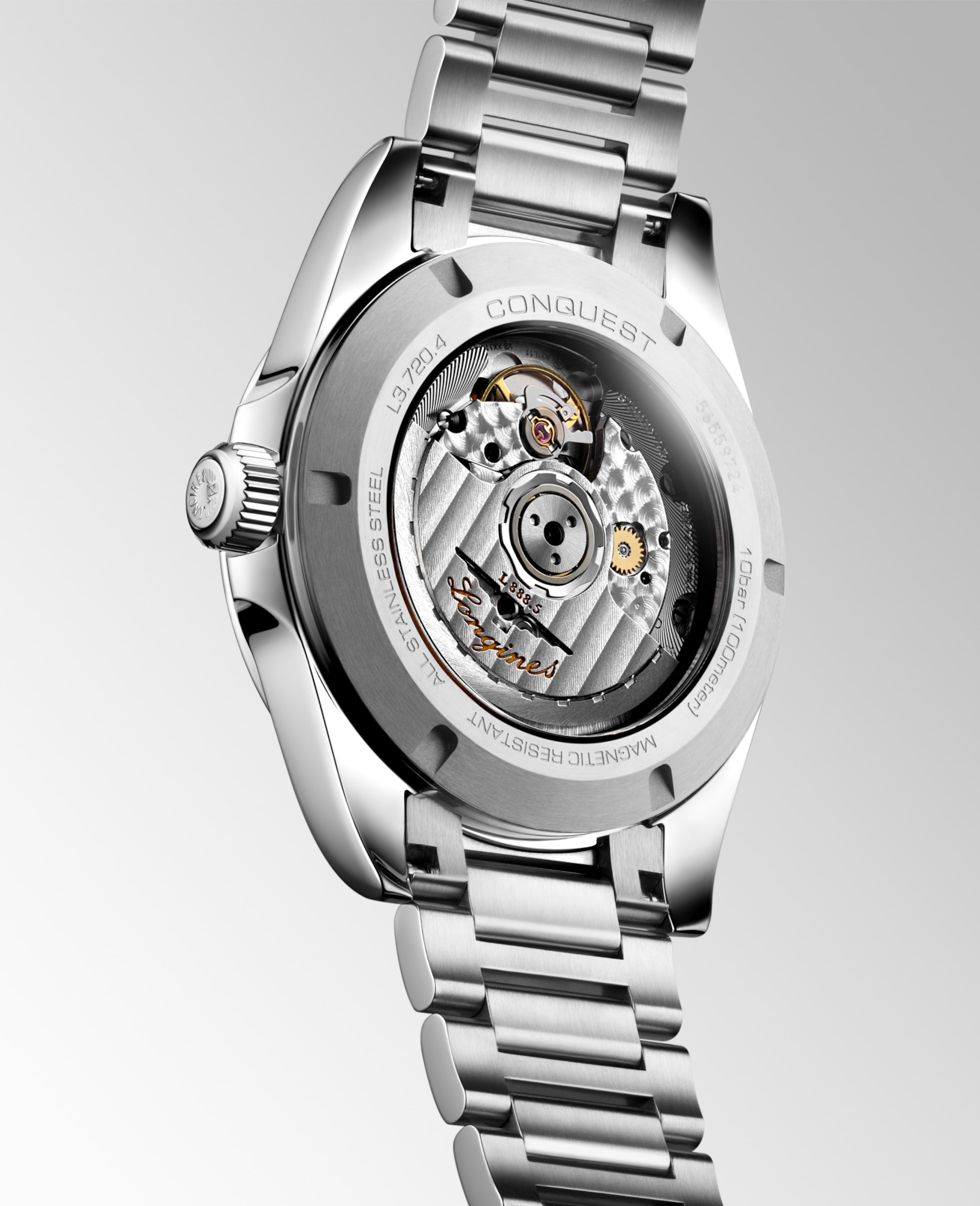 Longines CONQUEST automatic stainless steel Watch - L3.720.4.72.6