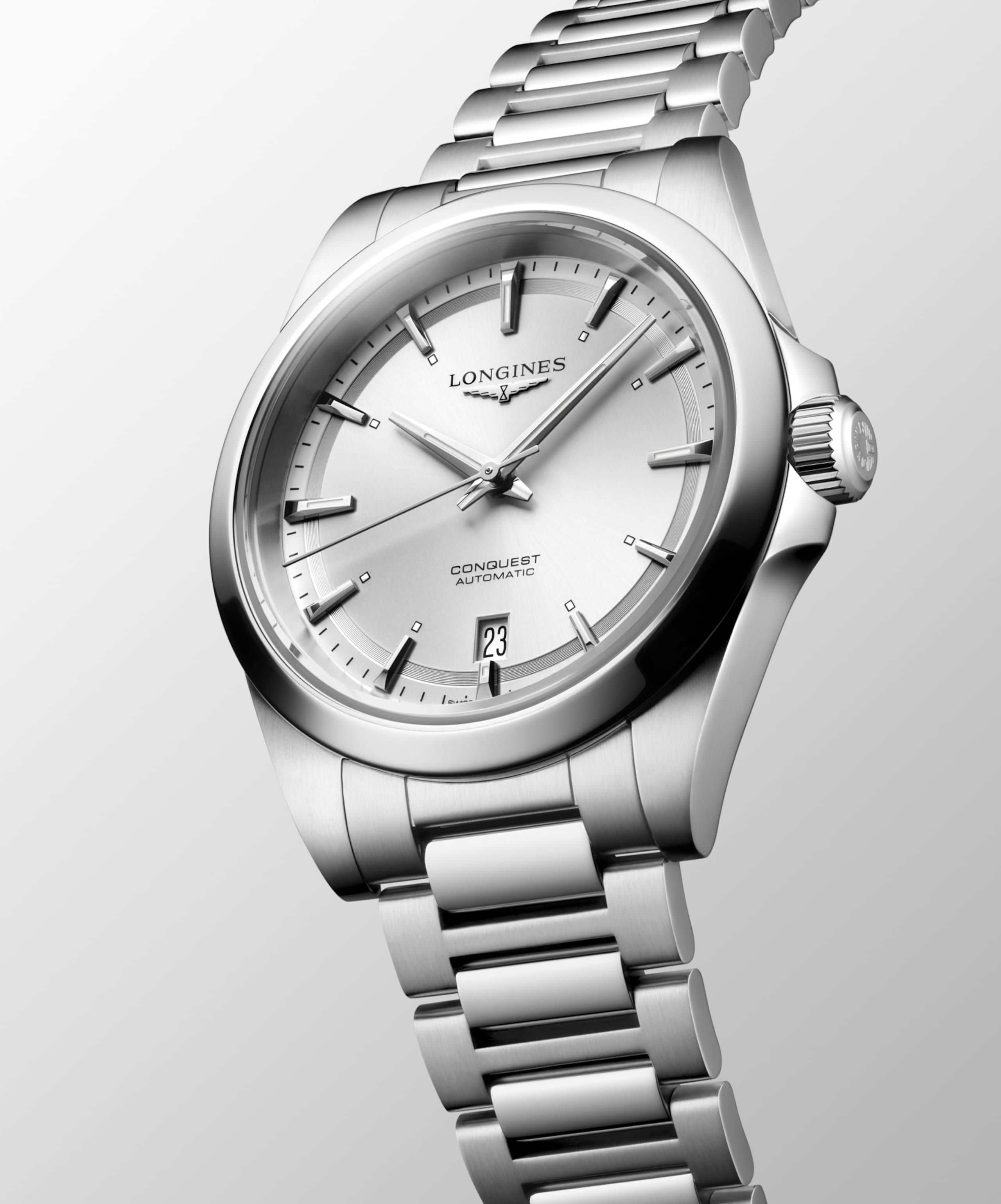 Longines CONQUEST automatic stainless steel Watch - L3.720.4.72.6