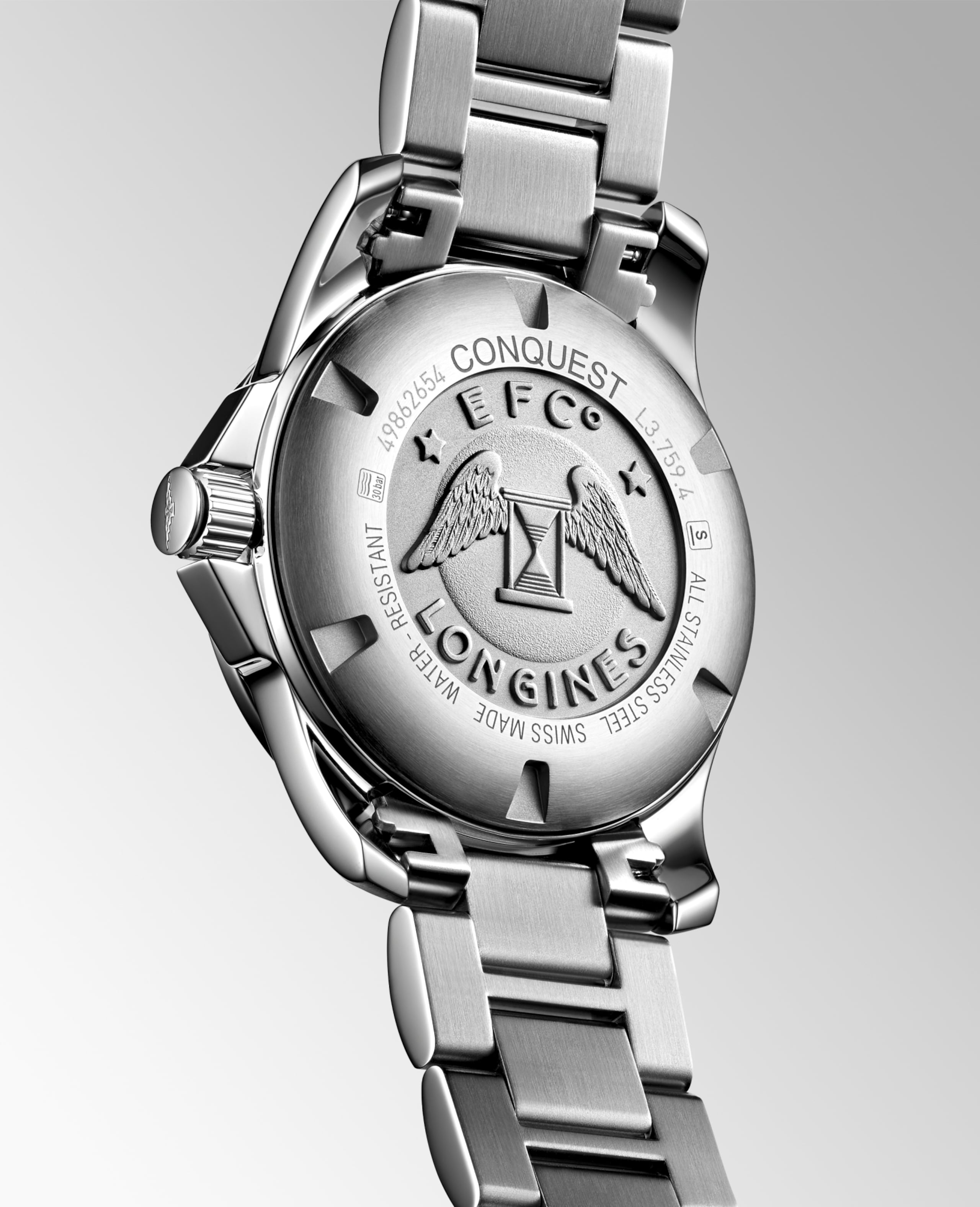 Longines CONQUEST quartz stainless steel Watch - L3.759.4.58.6