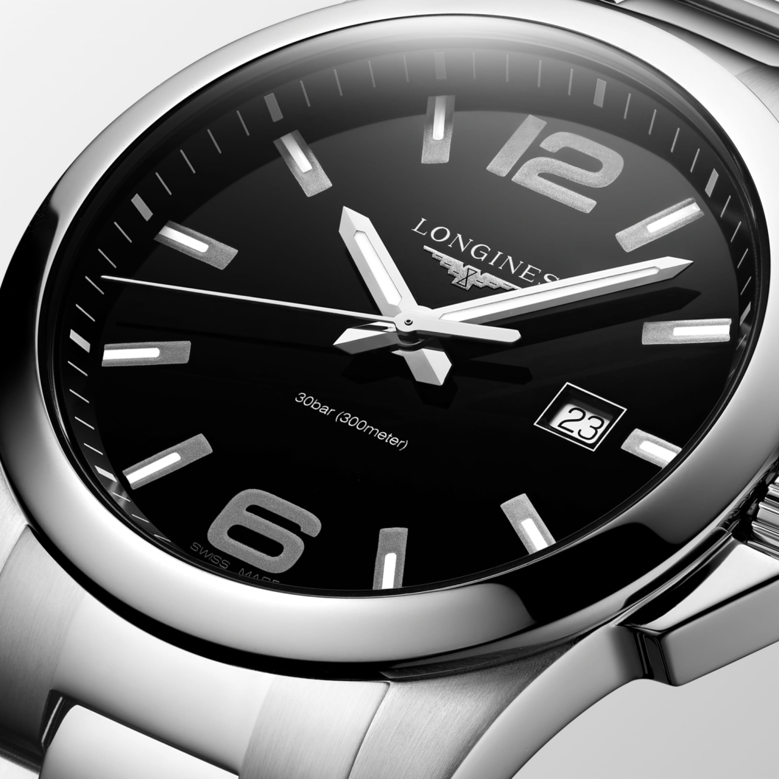 Longines CONQUEST quartz stainless steel Watch - L3.760.4.56.6