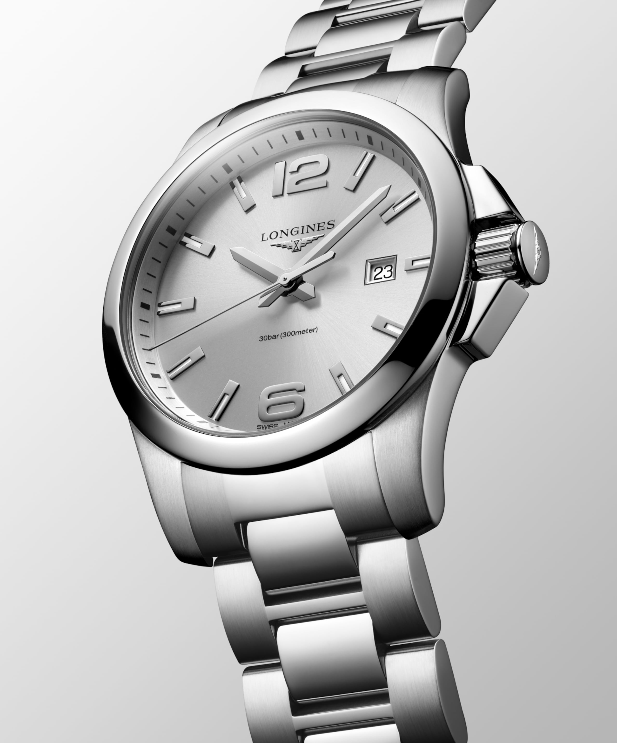 Longines CONQUEST quartz stainless steel Watch - L3.760.4.76.6