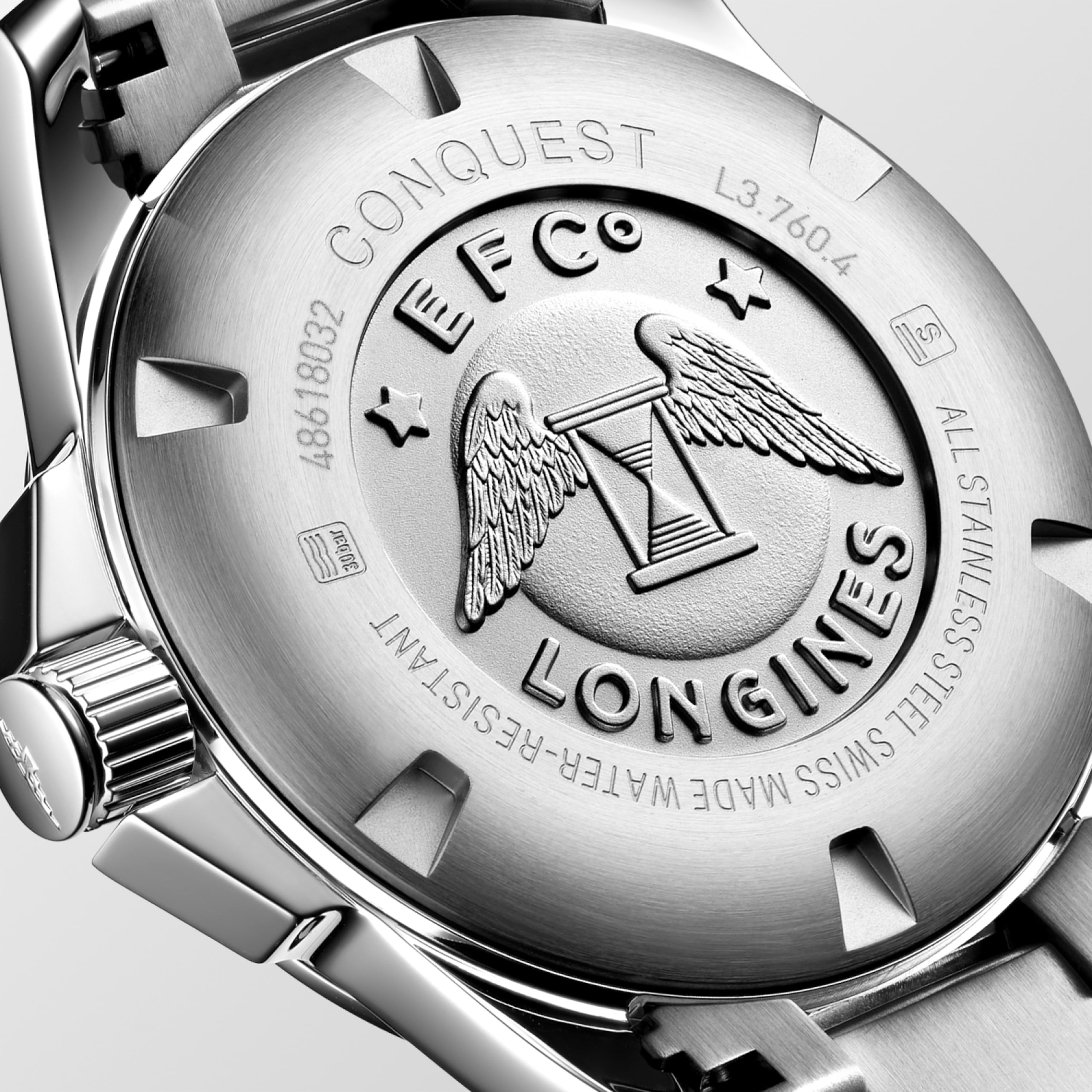 Longines CONQUEST quartz stainless steel Watch - L3.760.4.76.6