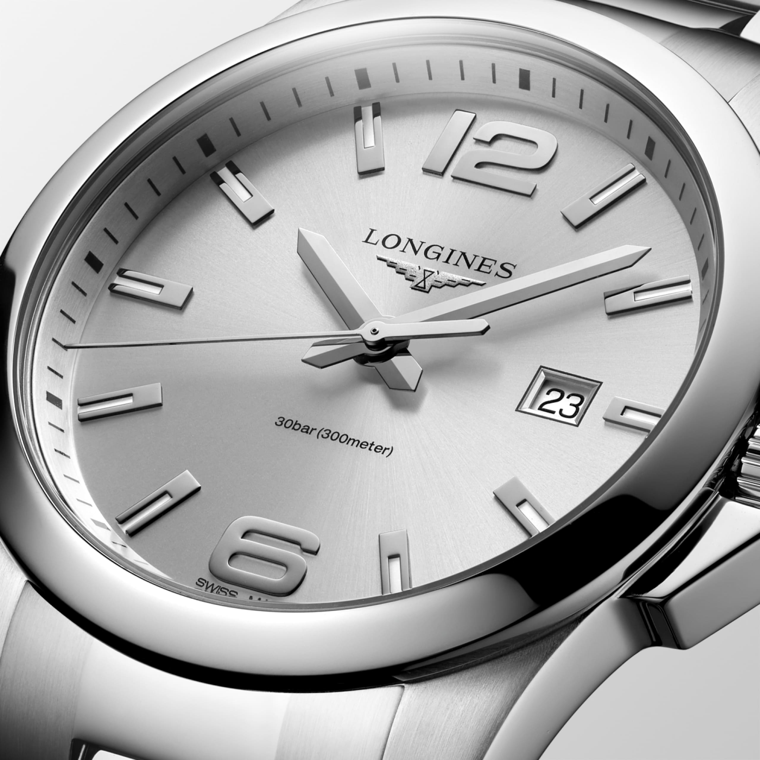 Longines CONQUEST quartz stainless steel Watch - L3.760.4.76.6