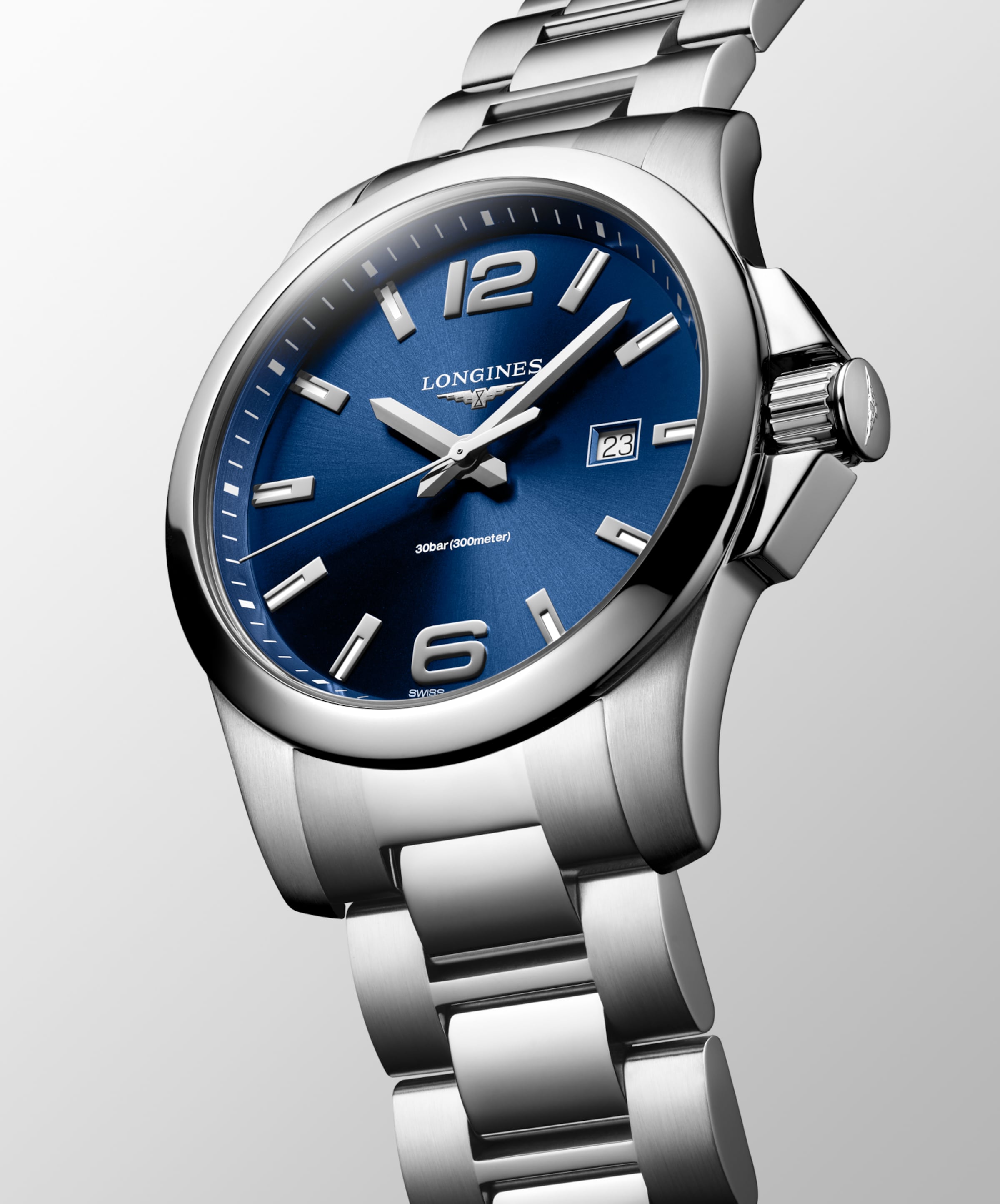 Longines CONQUEST Quartz Stainless steel Watch - L3.760.4.96.6