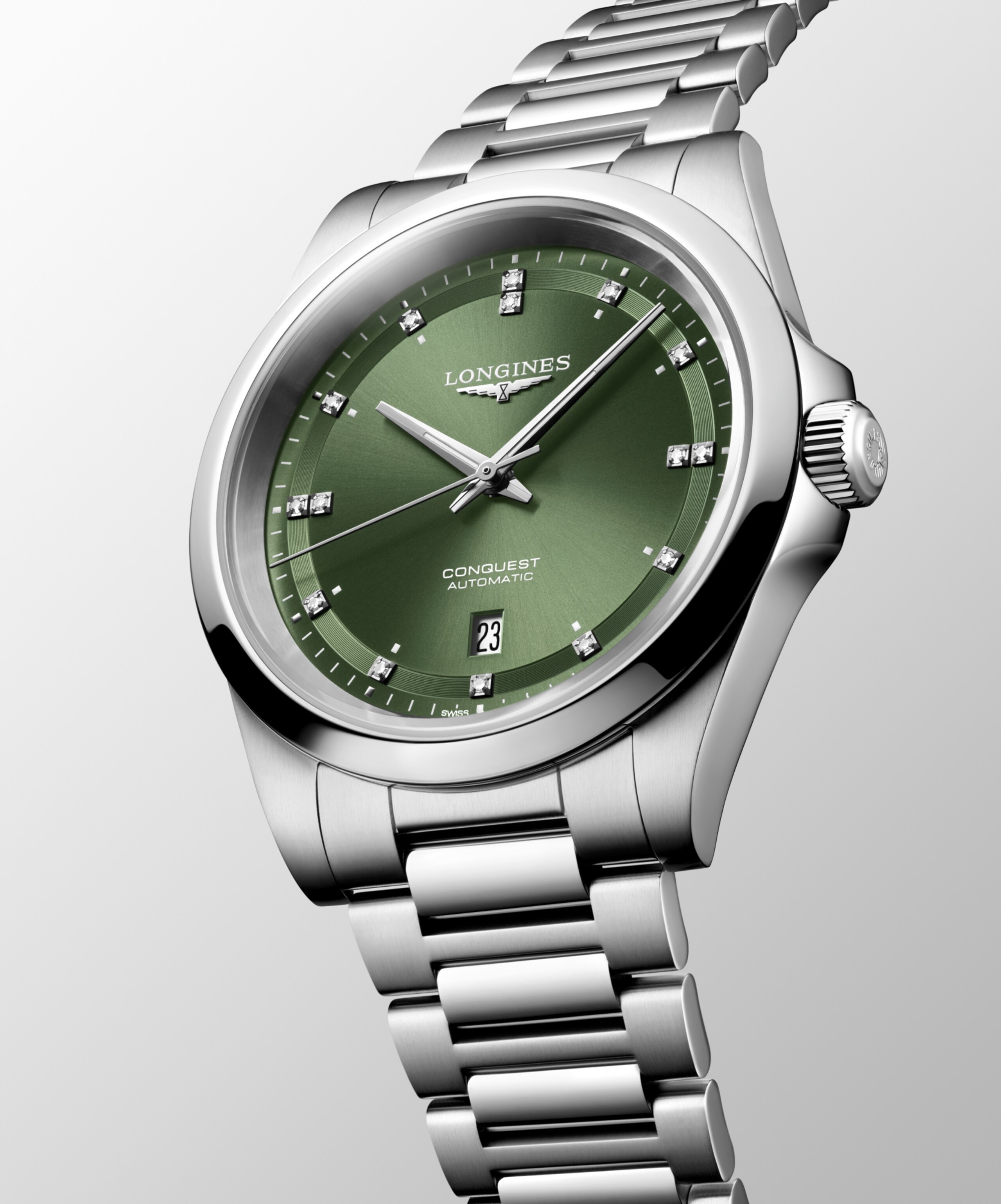 Longines CONQUEST automaat roestvrij staal Watch - L3.830.4.07.6