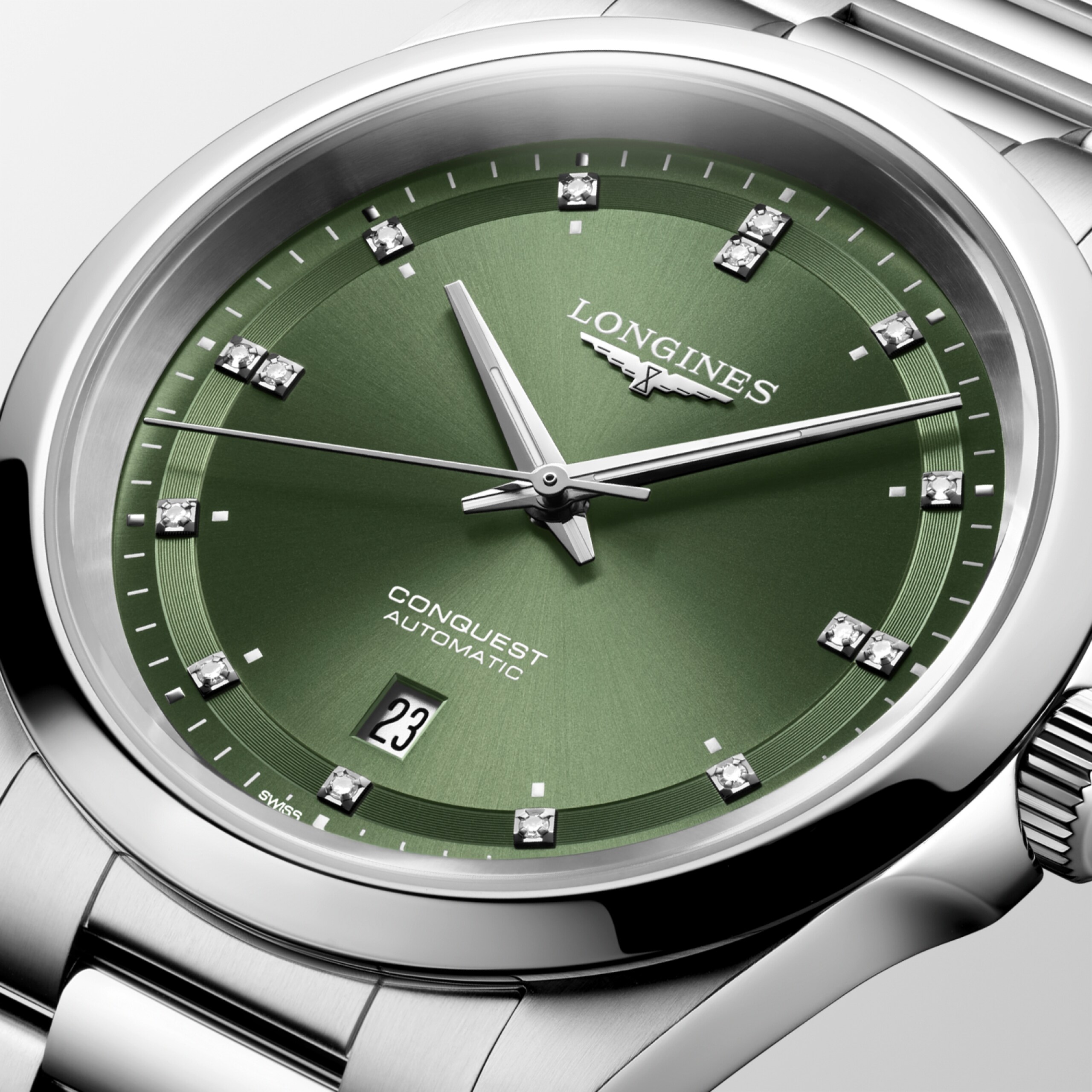 Longines CONQUEST automaat roestvrij staal Watch - L3.830.4.07.6