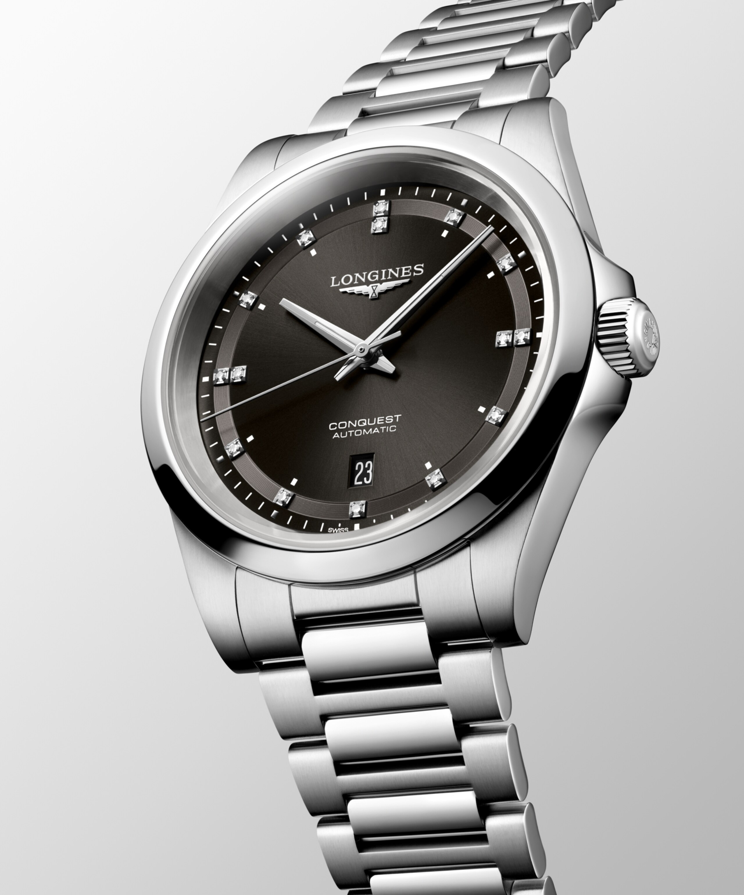 Longines CONQUEST automaat roestvrij staal Watch - L3.830.4.57.6