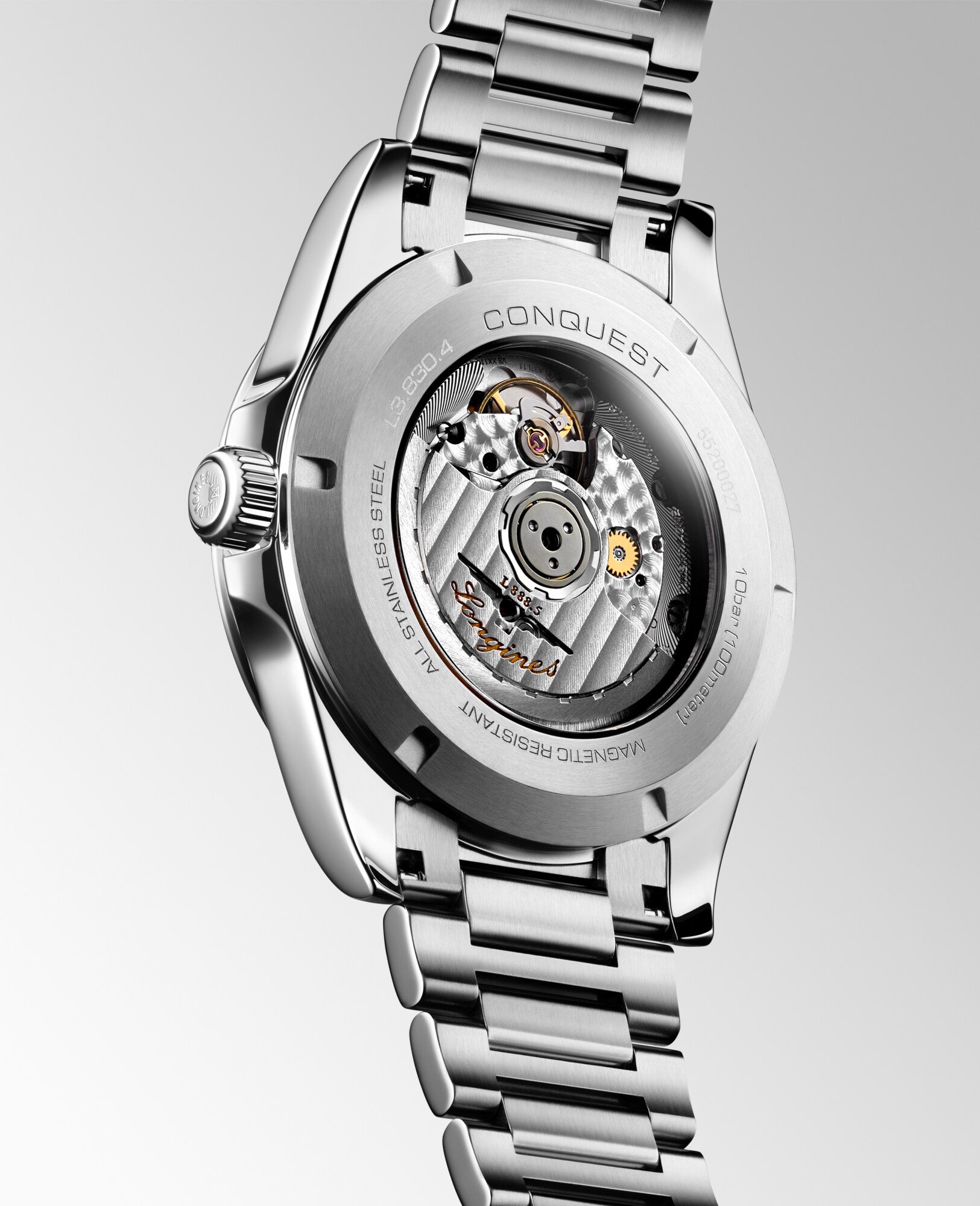Conquest Automatic watch 41mm Sunray brown, L38304626 Conquest Automatic watch 41mm Sunray brown, L38304626