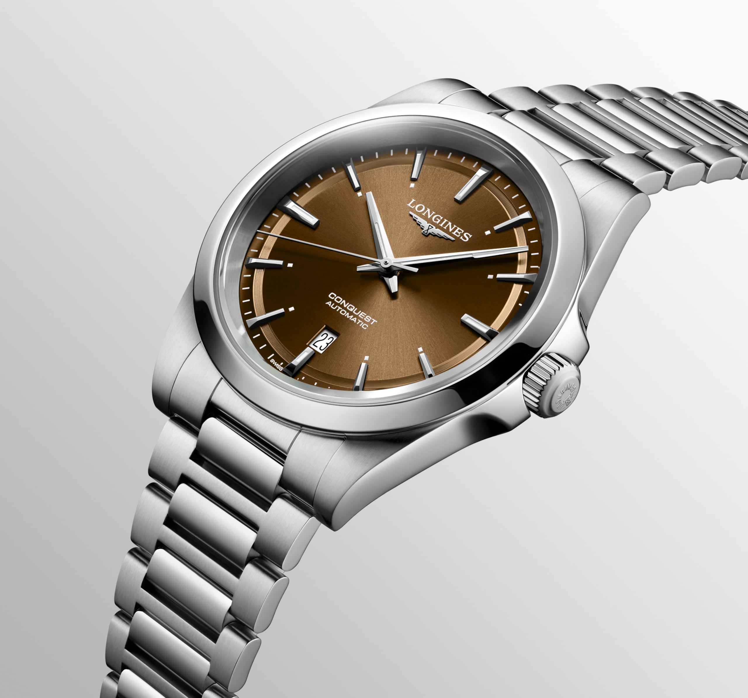 Longines CONQUEST automaat roestvrij staal Watch - L3.830.4.62.6