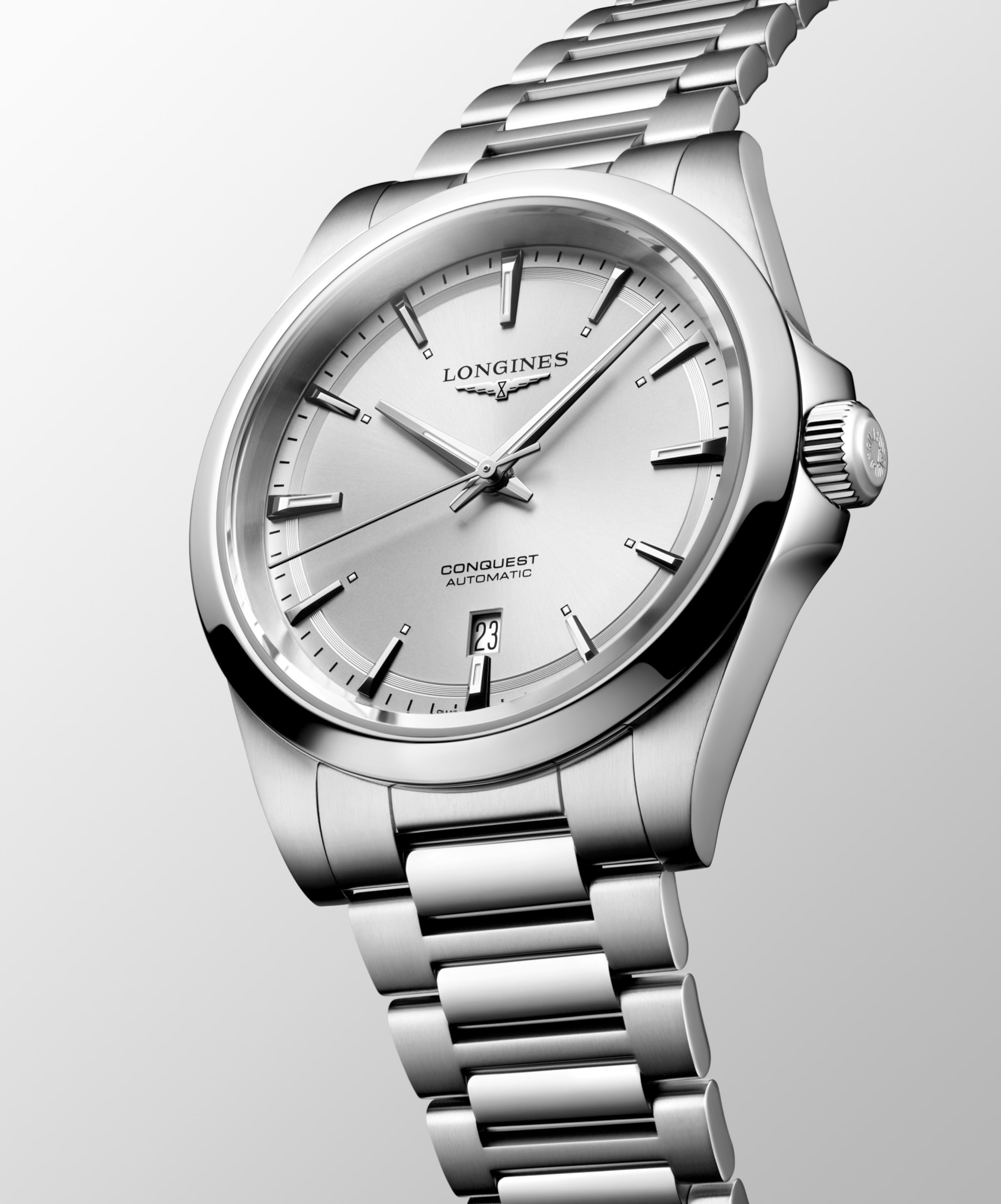 Longines CONQUEST automatic stainless steel Watch - L3.830.4.72.6
