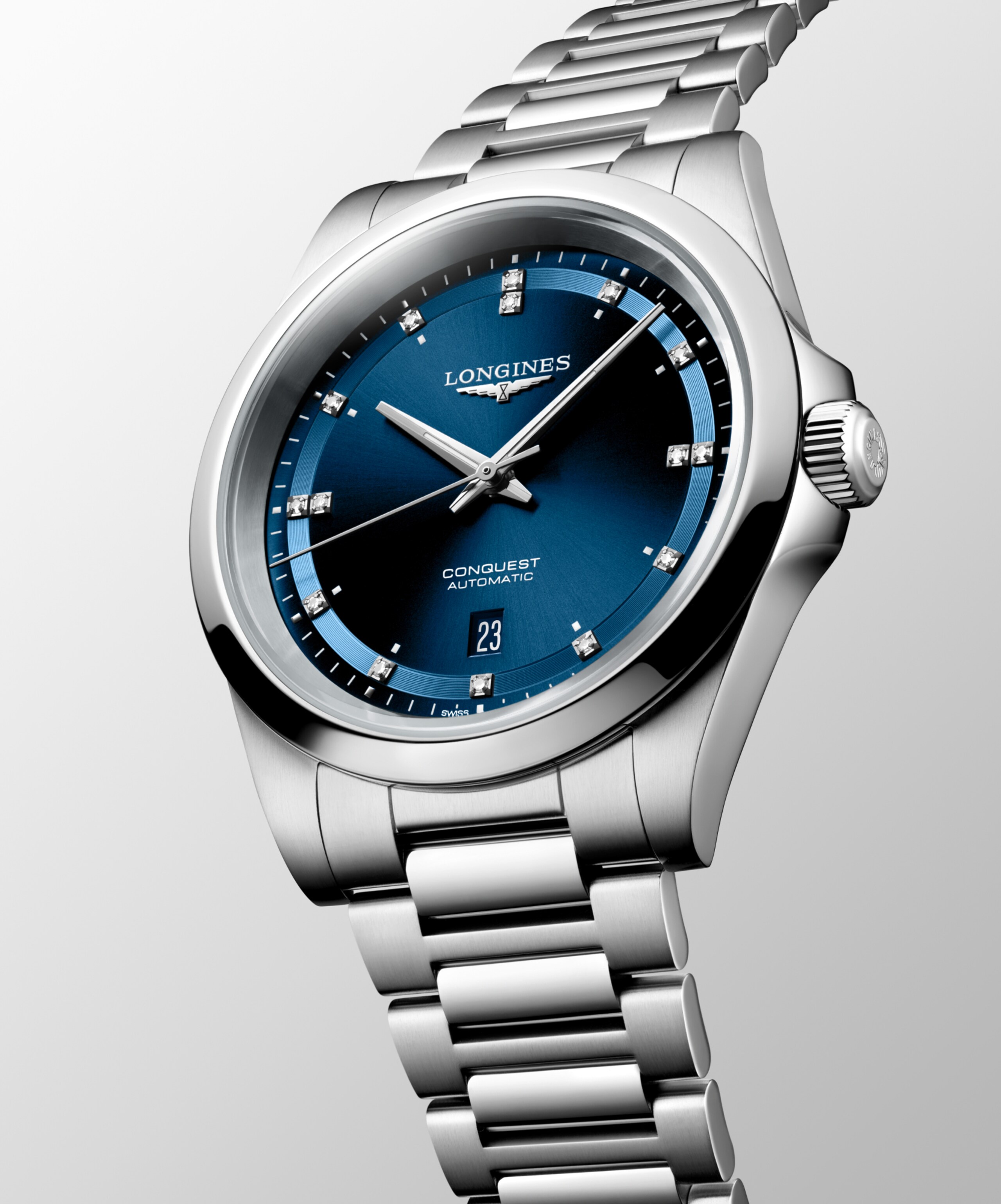 Longines CONQUEST automaat roestvrij staal Watch - L3.830.4.97.6