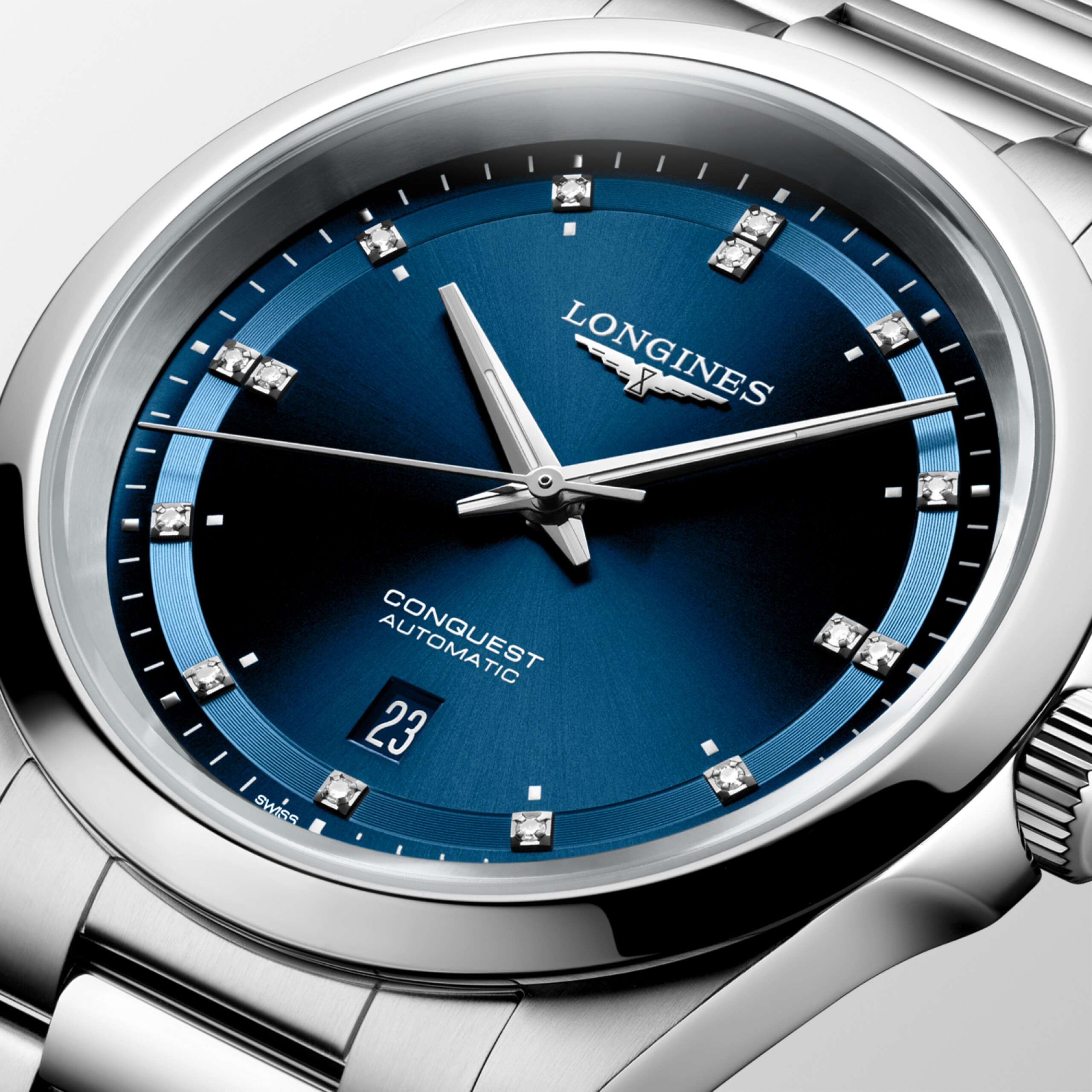 Longines CONQUEST automaat roestvrij staal Watch - L3.830.4.97.6