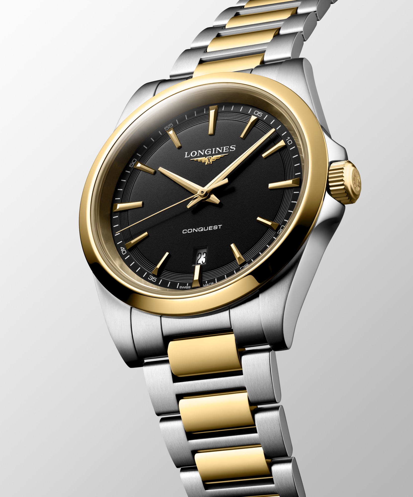 CONQUEST | Ø 41.00 mm, Black Sandblasted | L3.860.3.52.7 | LONGINES US