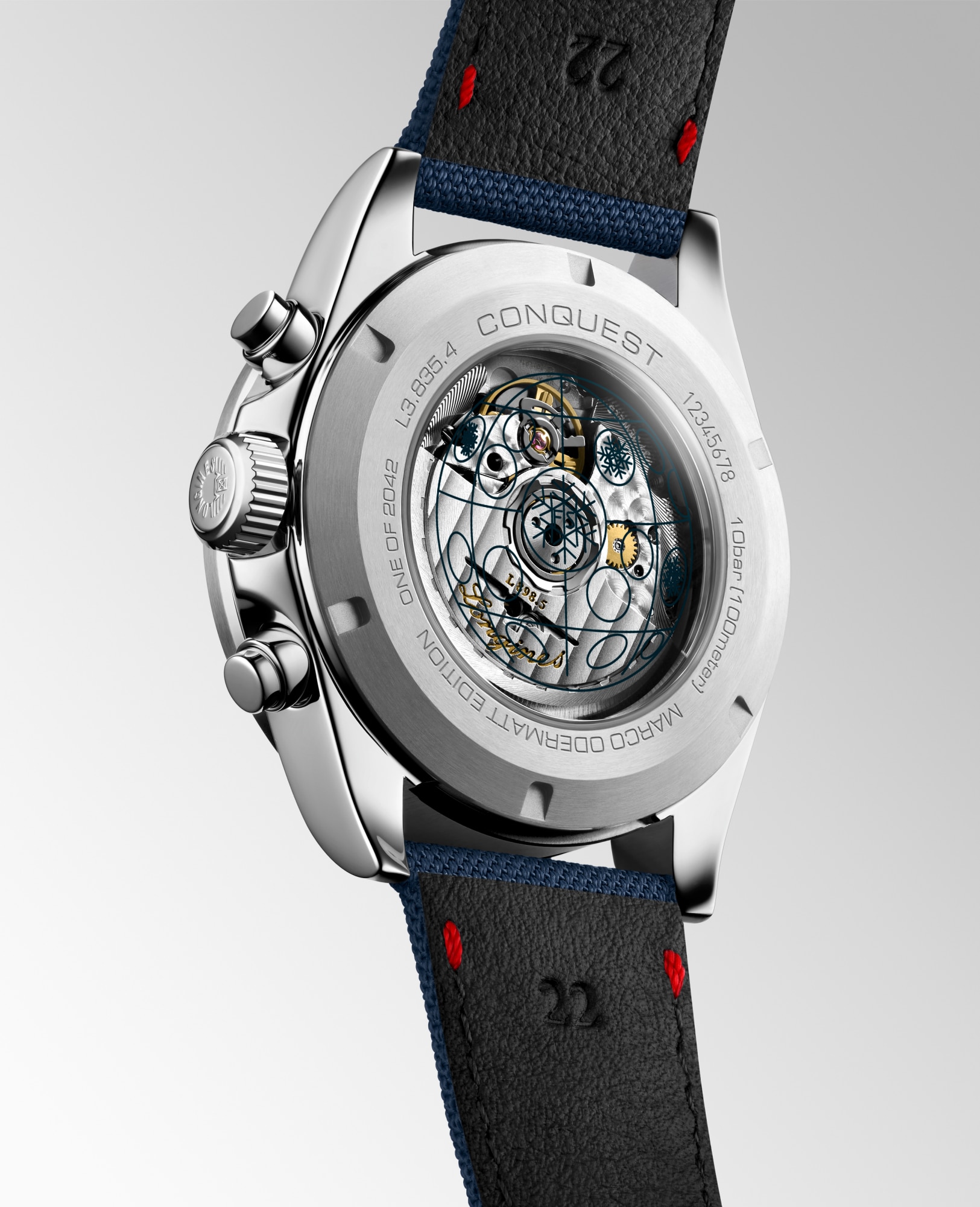 CONQUEST MARCO ODERMATT Automatic, Stainless Steel And Ceramic