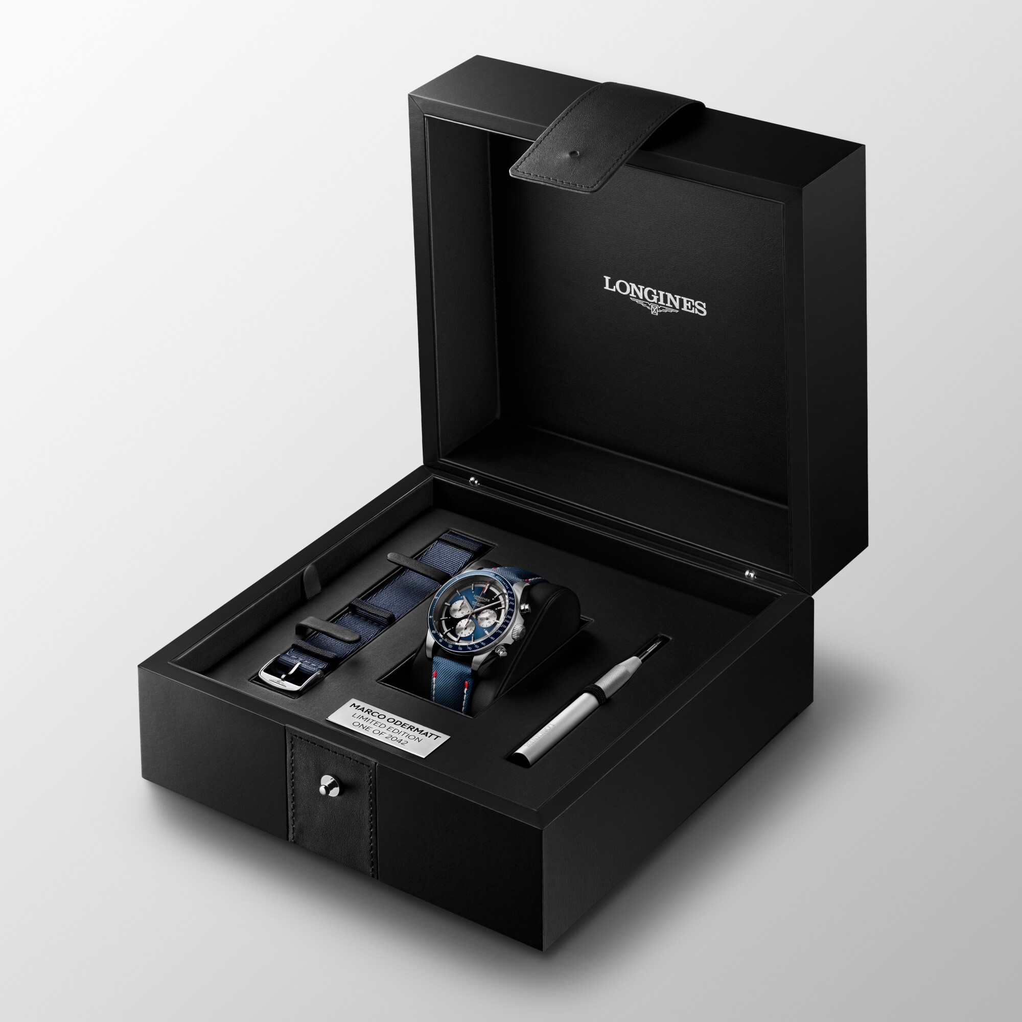 CONQUEST MARCO ODERMATT | Ø 42.00 mm, Sunray Blue | L3.835.4.91.2