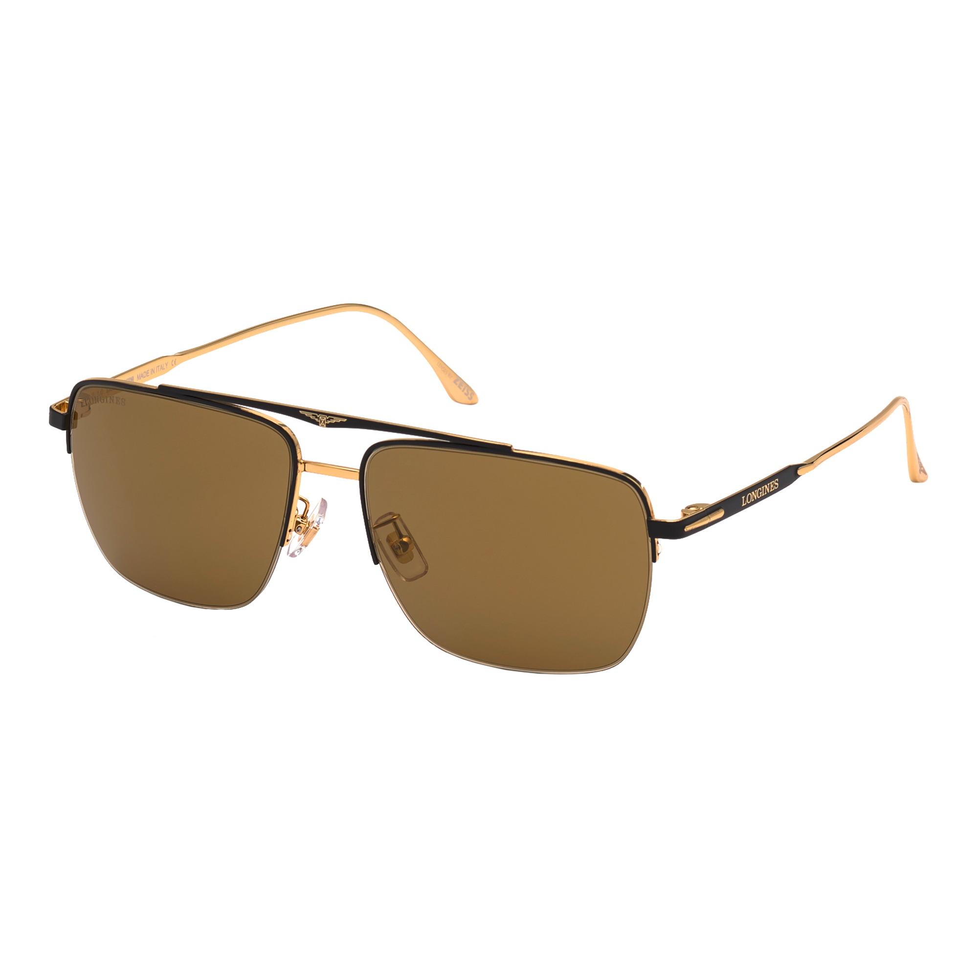Longines Gold Aviator Sunglasses with Brown Tint Classic Longines Sunglasses | A Symbol of Sophistication  main image 4