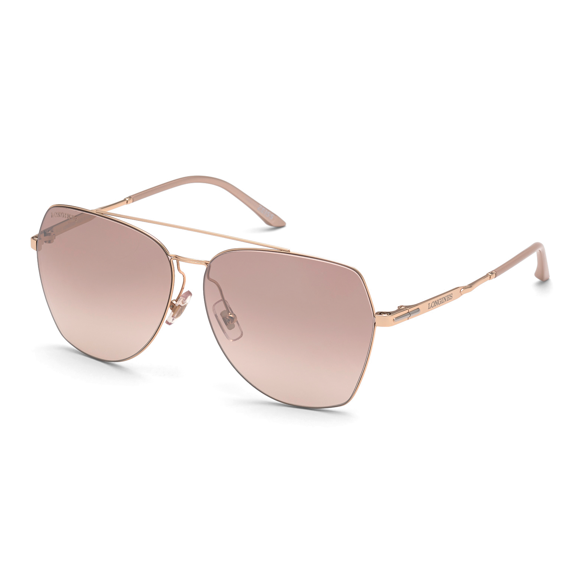 Longines Gold Aviator Sunglasses with Brown Tint Classic Longines Sunglasses | A Symbol of Sophistication  main image 3
