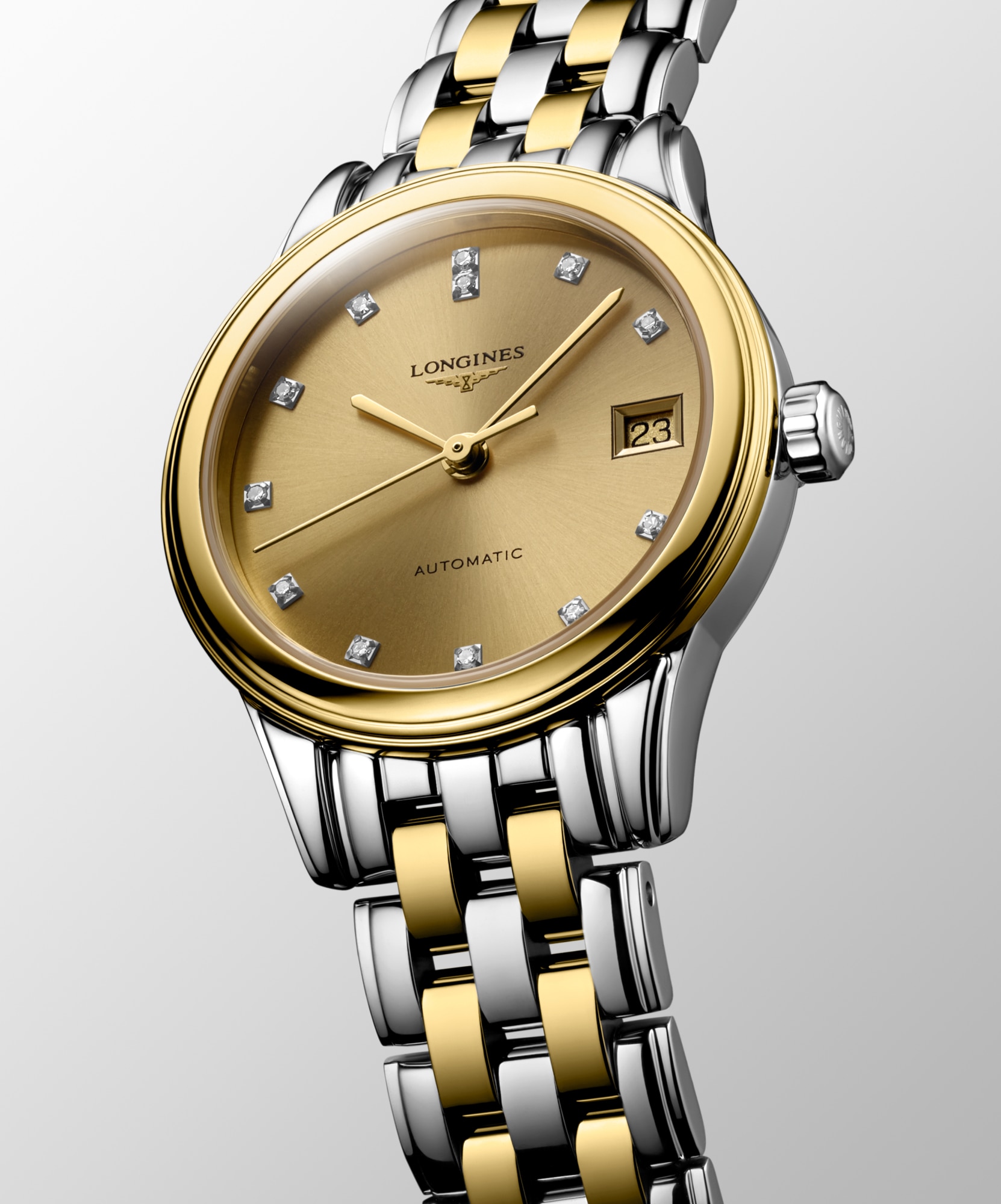 FLAGSHIP CLASSIC Automatic, Stainless Steel And Yellow Pvd Coating