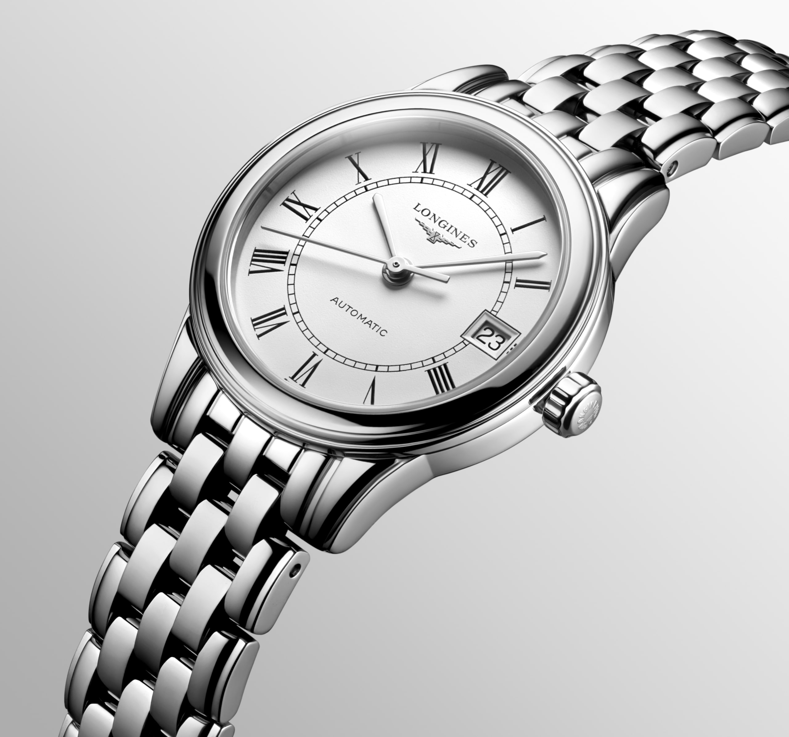 Longines FLAGSHIP CLASSIC automatic stainless steel Watch - L4.274.4.21.6