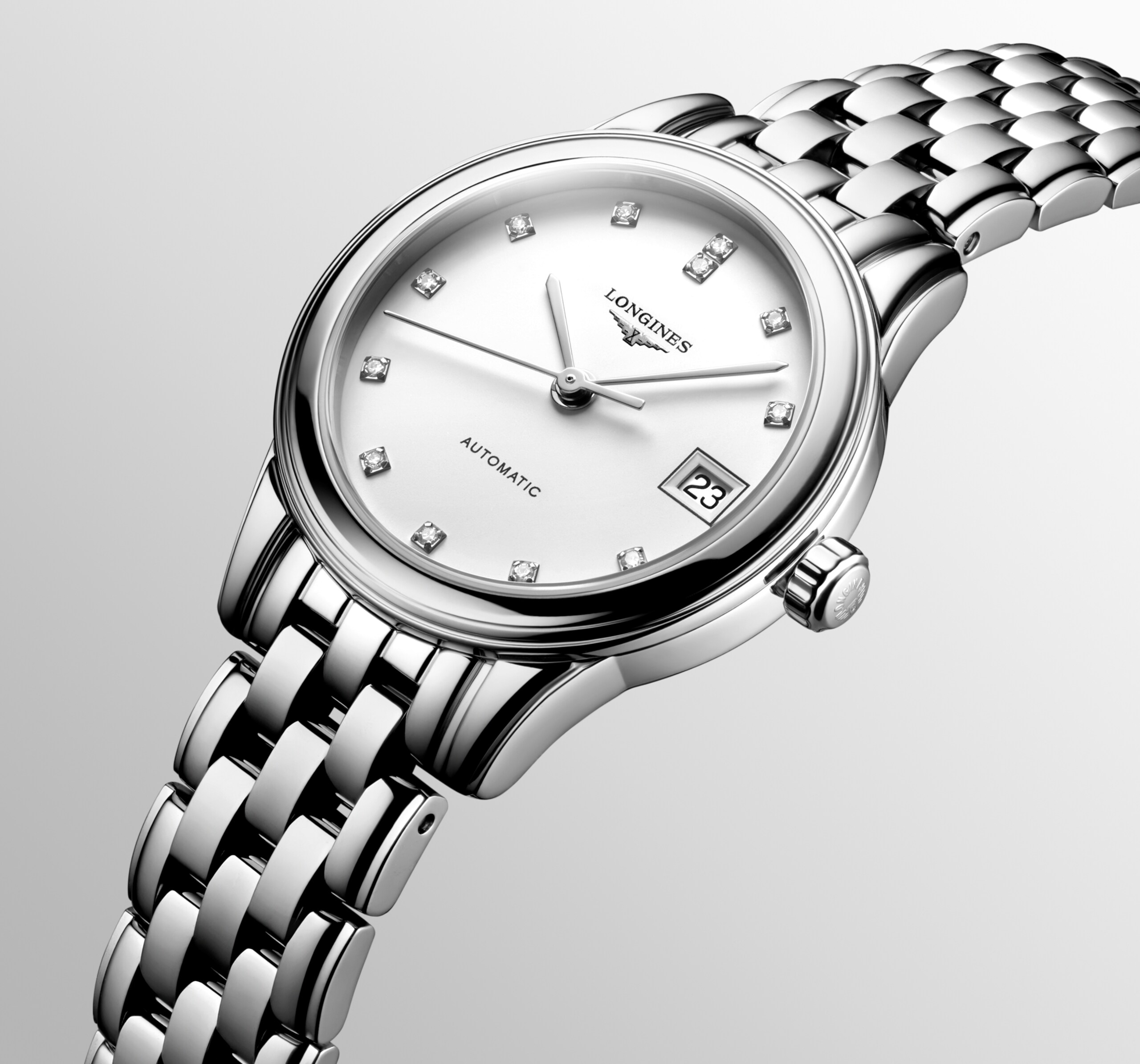 Longines FLAGSHIP CLASSIC automatic stainless steel Watch - L4.274.4.27.6