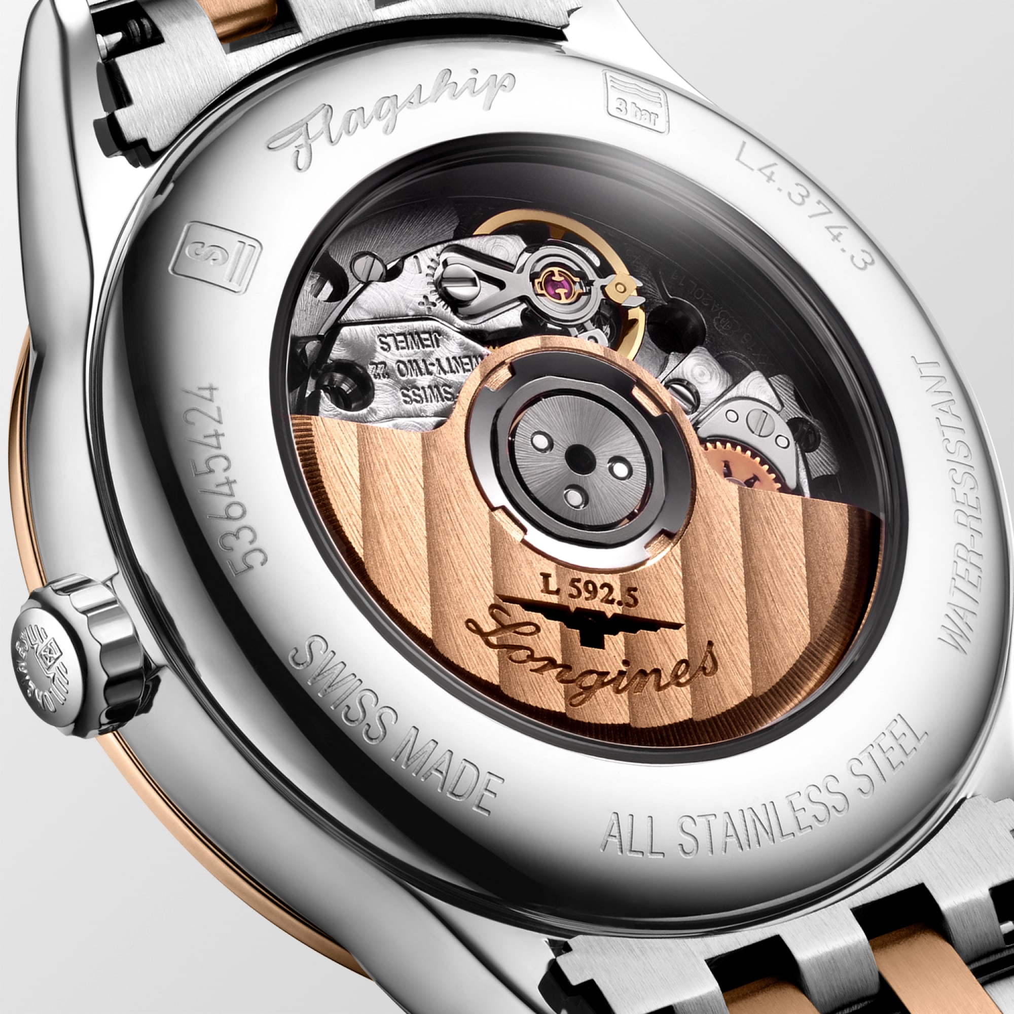 LONGINES 時計セット FLAGSHIP CLASSIC | Ø 30.00 mm, White Matt | L4.374.3.90.7