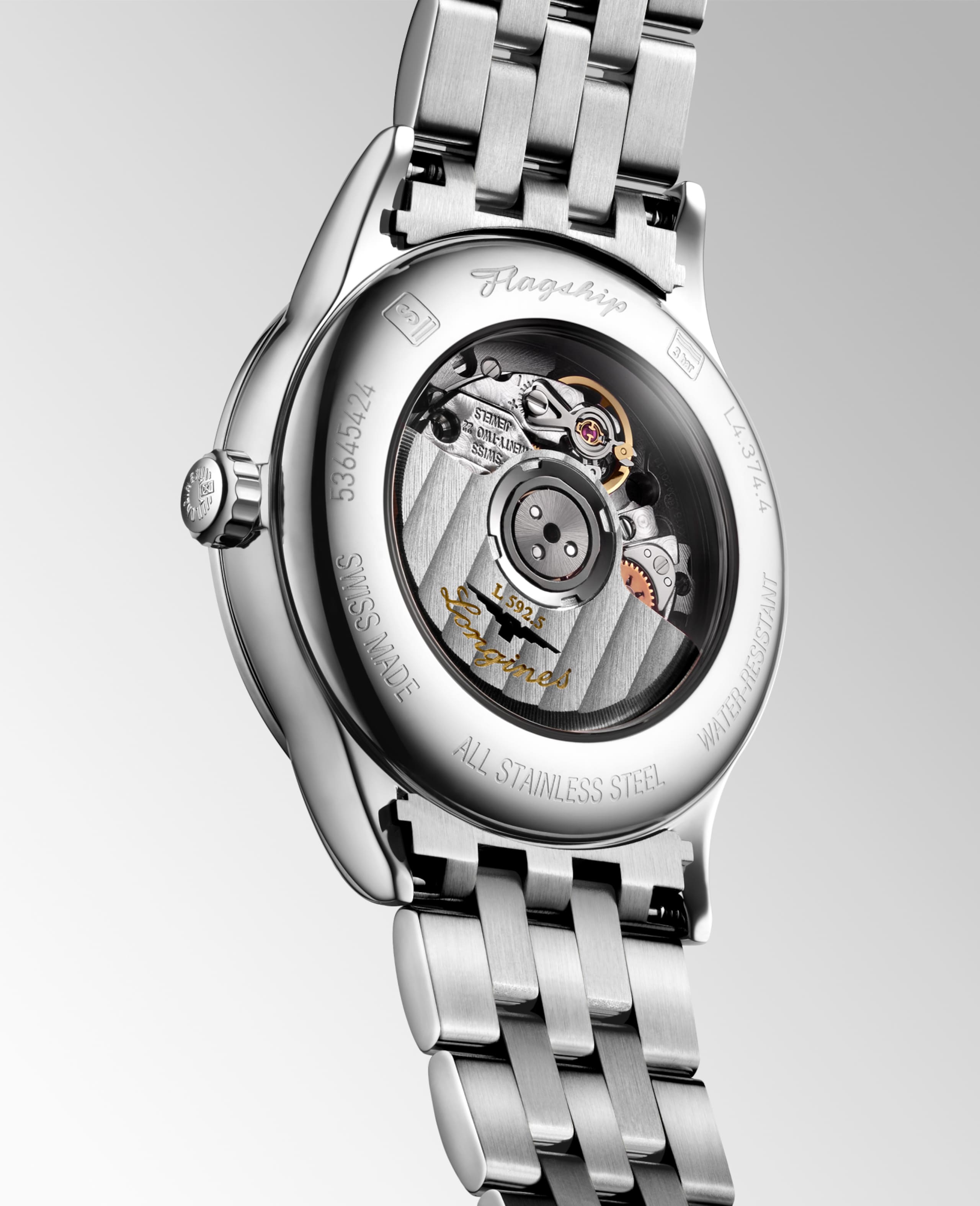 Longines FLAGSHIP CLASSIC automático acero inoxidable Watch - L4.374.4.59.6
