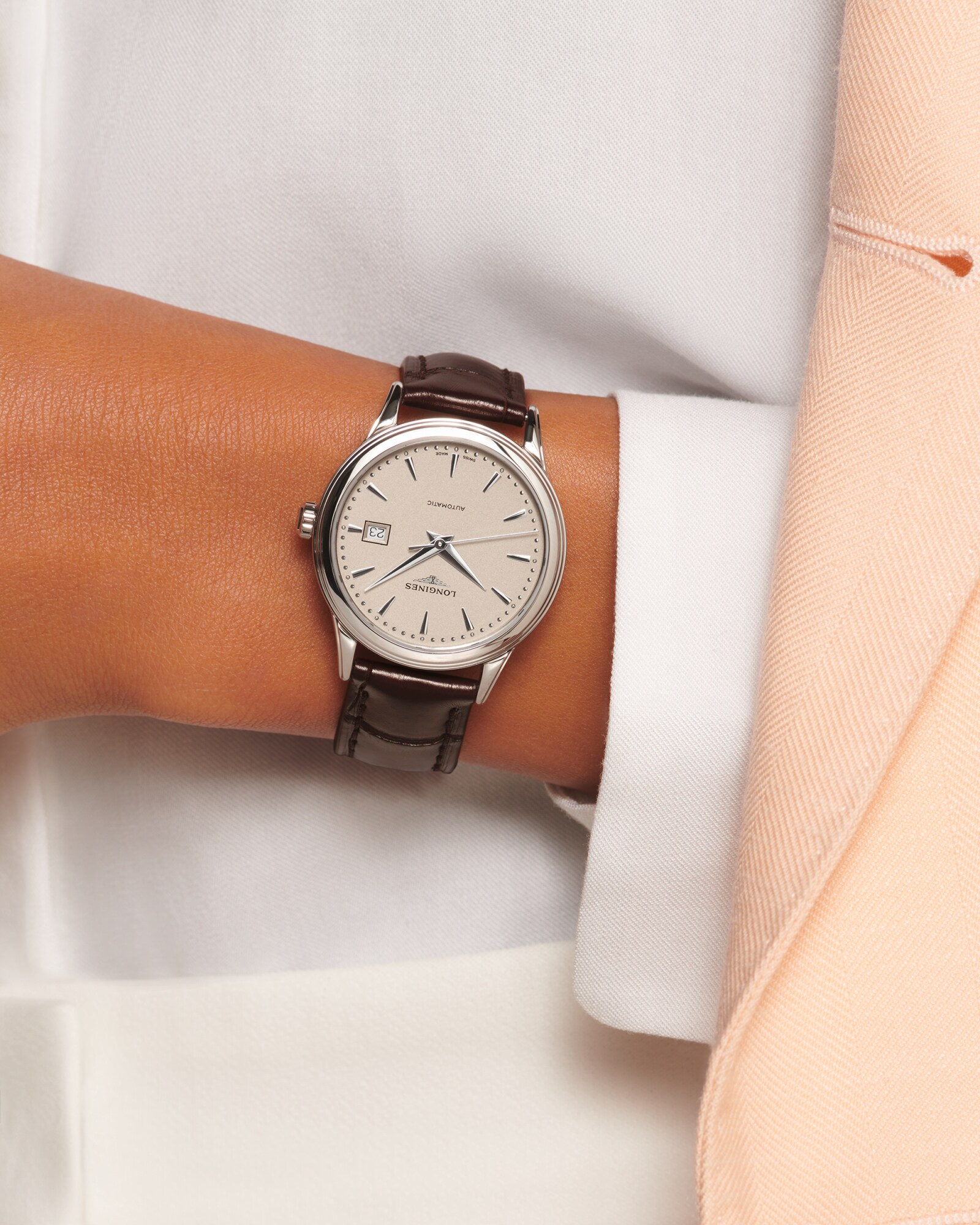 FLAGSHIP CLASSIC | Ø 30.00 mm, Bej | L4.374.4.79.2 | LONGINES TR