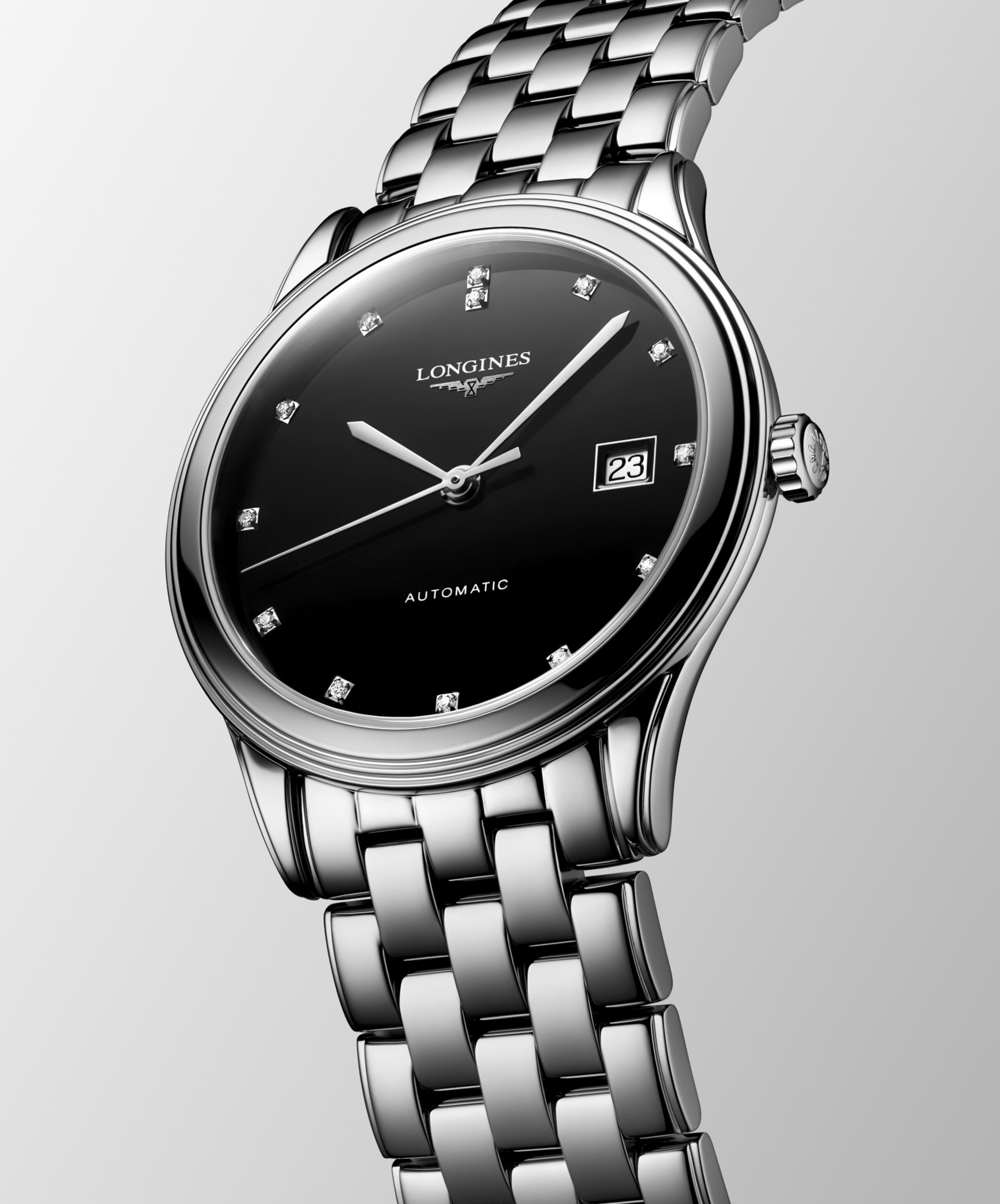 Longines FLAGSHIP CLASSIC automatic stainless steel Watch - L4.974.4.57.6