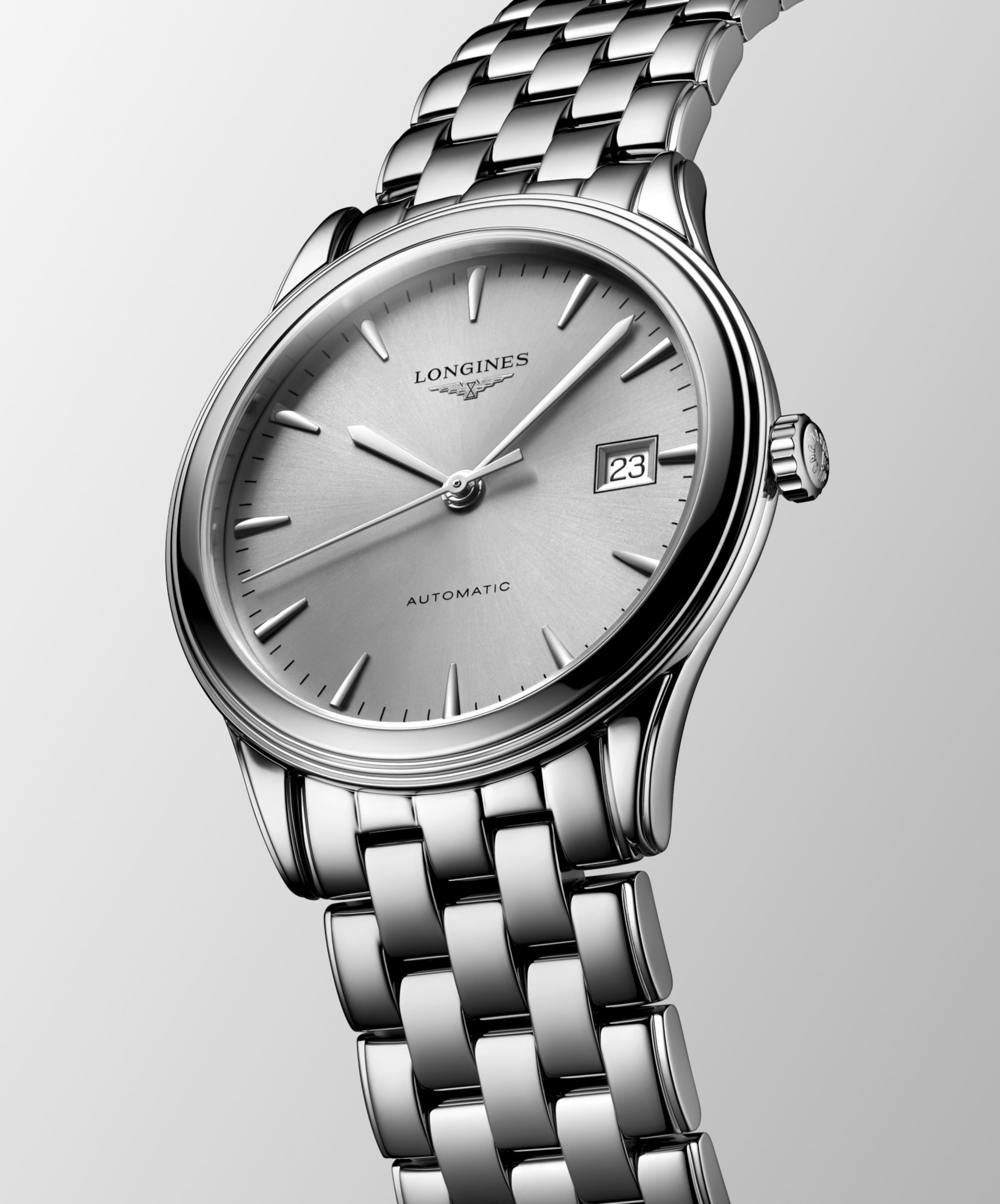 Longines FLAGSHIP CLASSIC automatic stainless steel Watch - L4.974.4.72.6