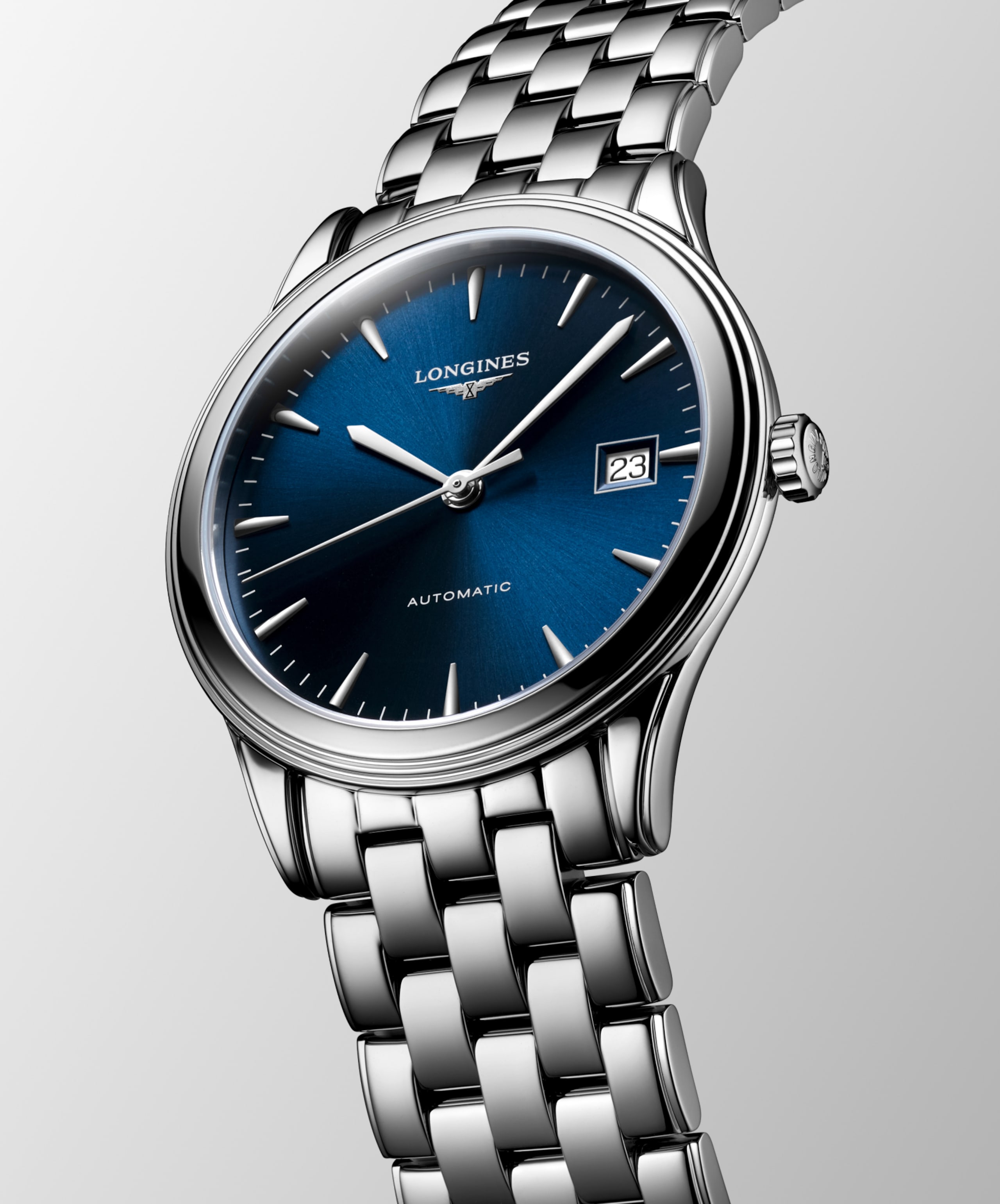 Longines FLAGSHIP CLASSIC automatic stainless steel Watch - L4.974.4.92.6