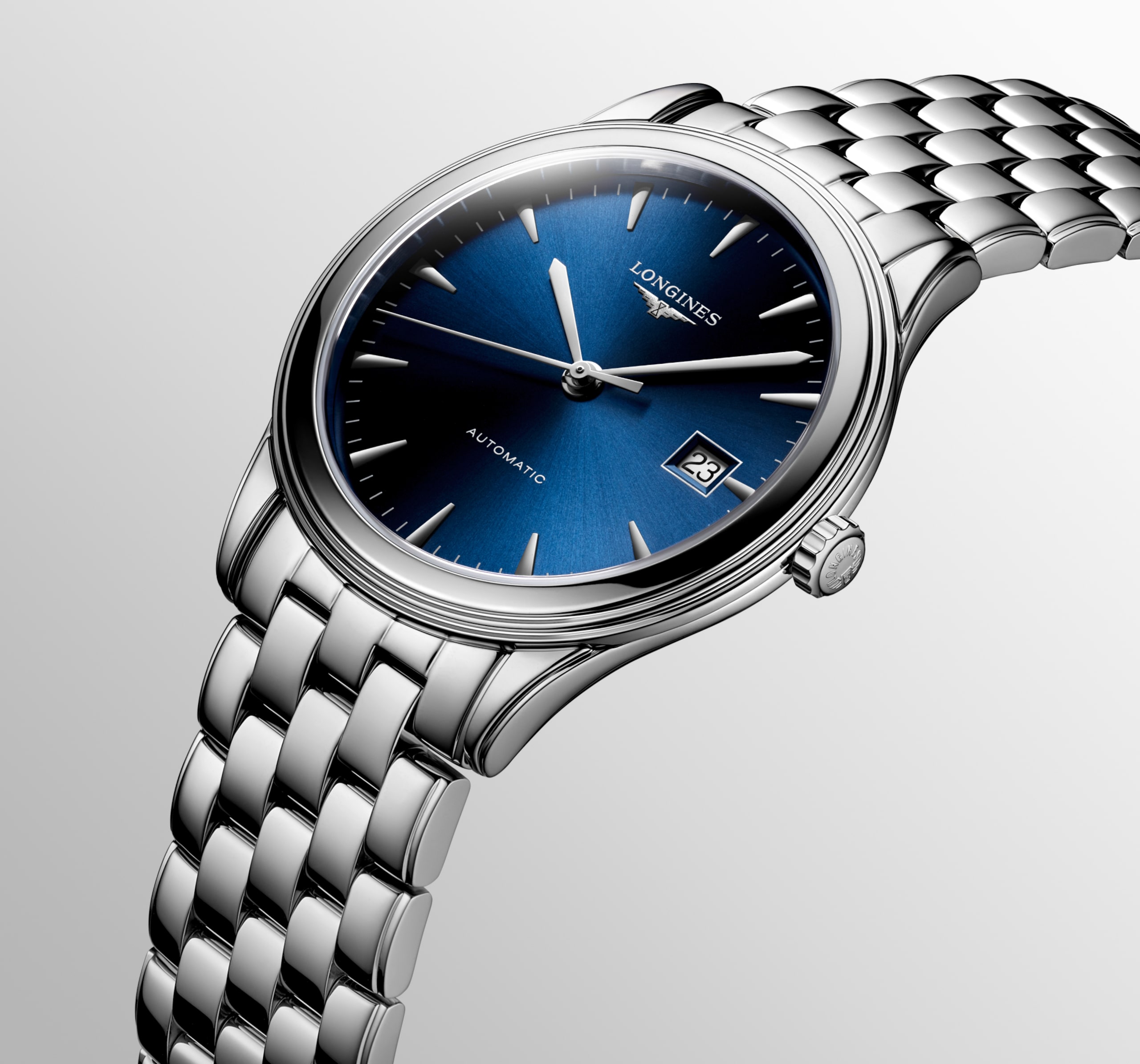 Longines FLAGSHIP CLASSIC automatic stainless steel Watch - L4.974.4.92.6