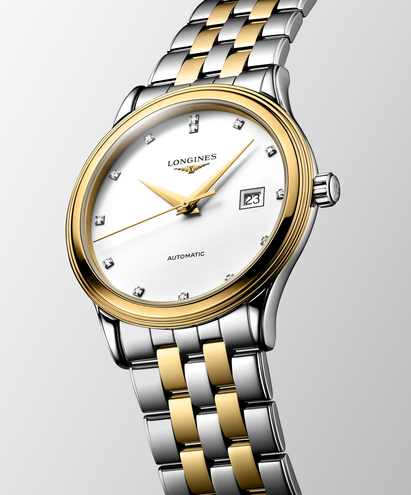 FLAGSHIP CLASSIC Automatic, Stainless Steel And Yellow Pvd Coating