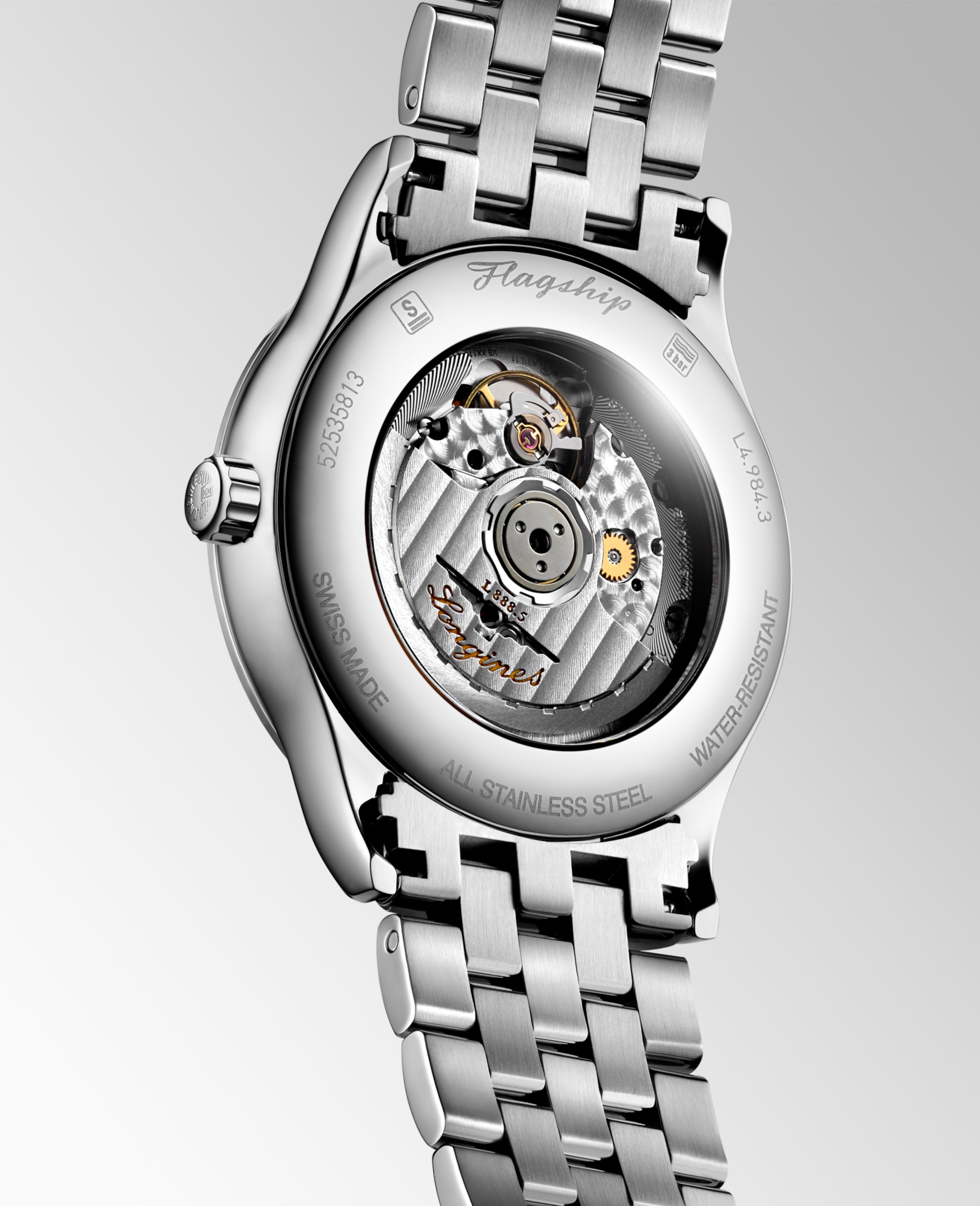 Longines FLAGSHIP CLASSIC automatico acciaio inossidabile Watch - L4.984.4.59.6