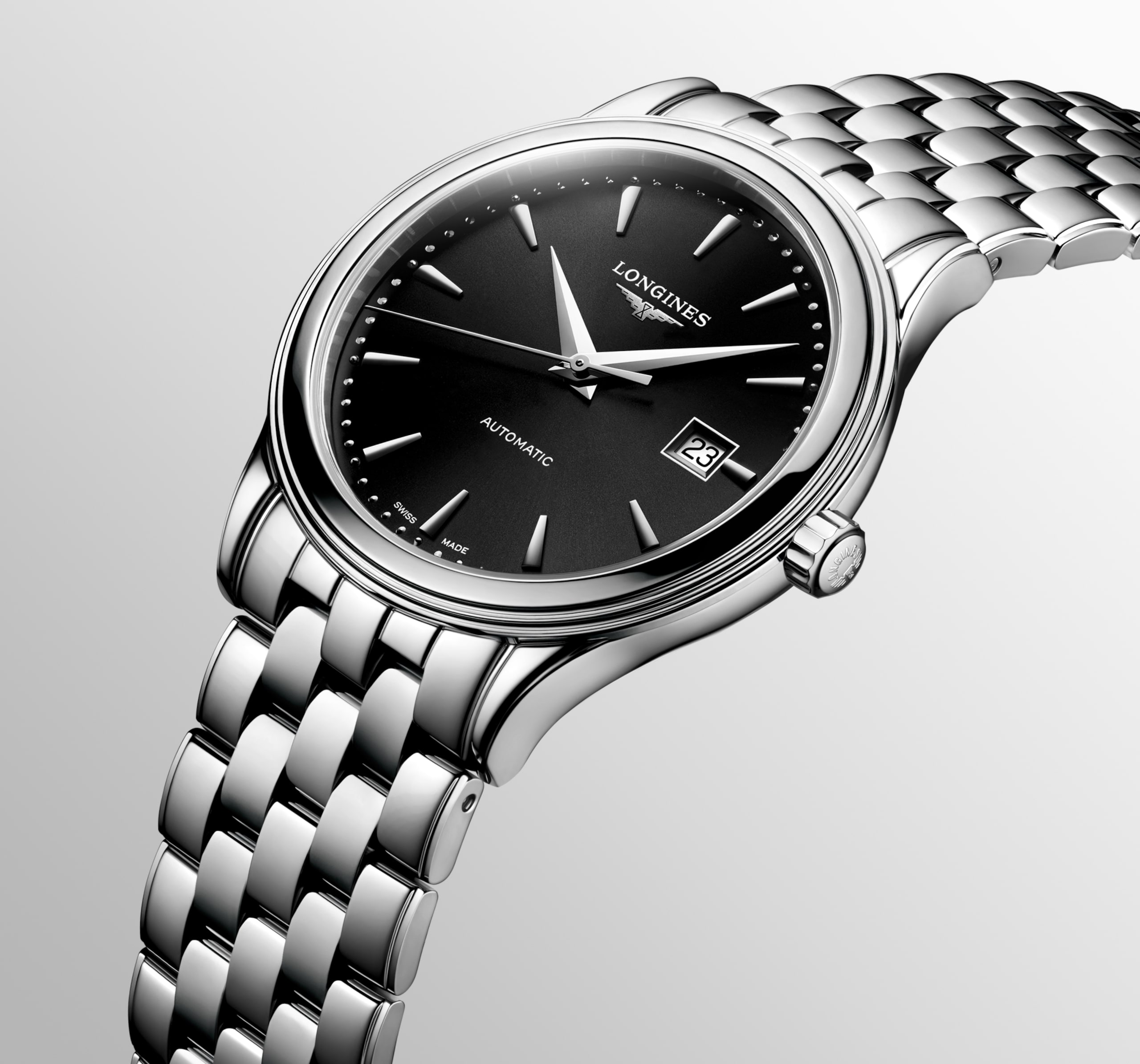 Longines FLAGSHIP CLASSIC automatico acciaio inossidabile Watch - L4.984.4.59.6