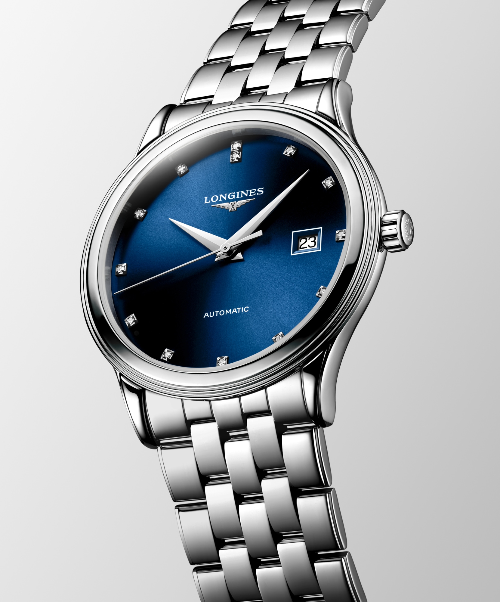 FLAGSHIP CLASSIC Automatic, Stainless Steel, Sunray Blue Dial